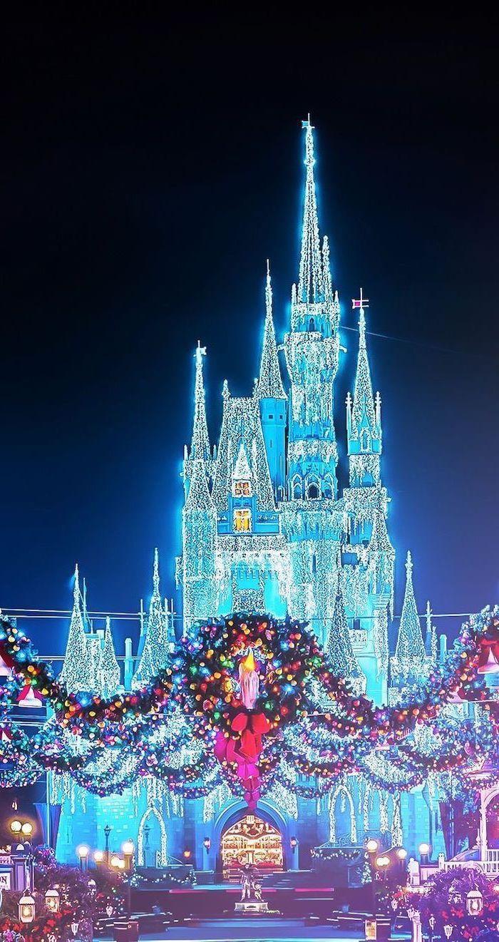 700x1321 for winter wallpaper and background for your screen. Disney castle, Disneyland, Disney picture