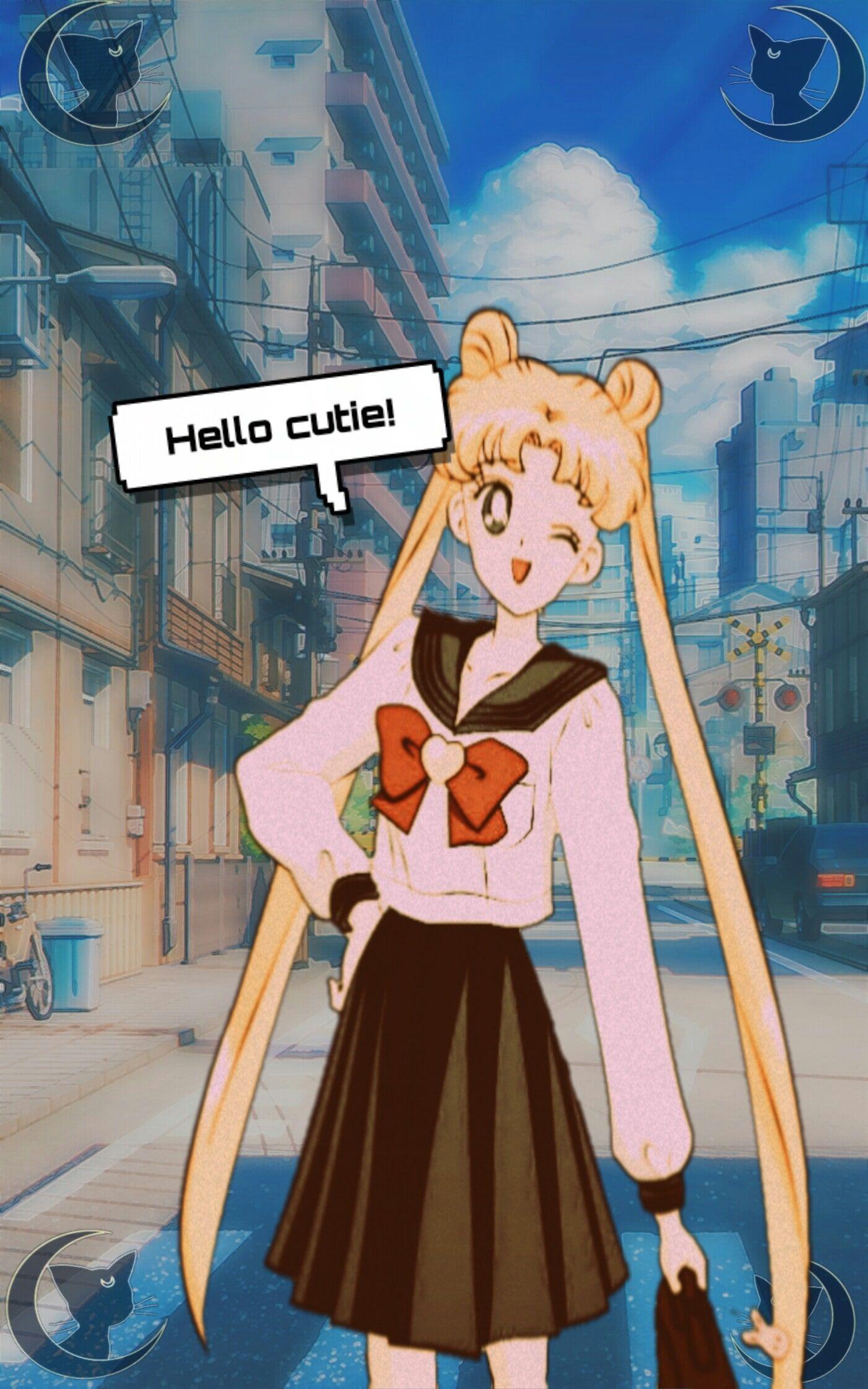 1402x2243 Sailor Moon Cute Wallpaper Free HD Wallpaper