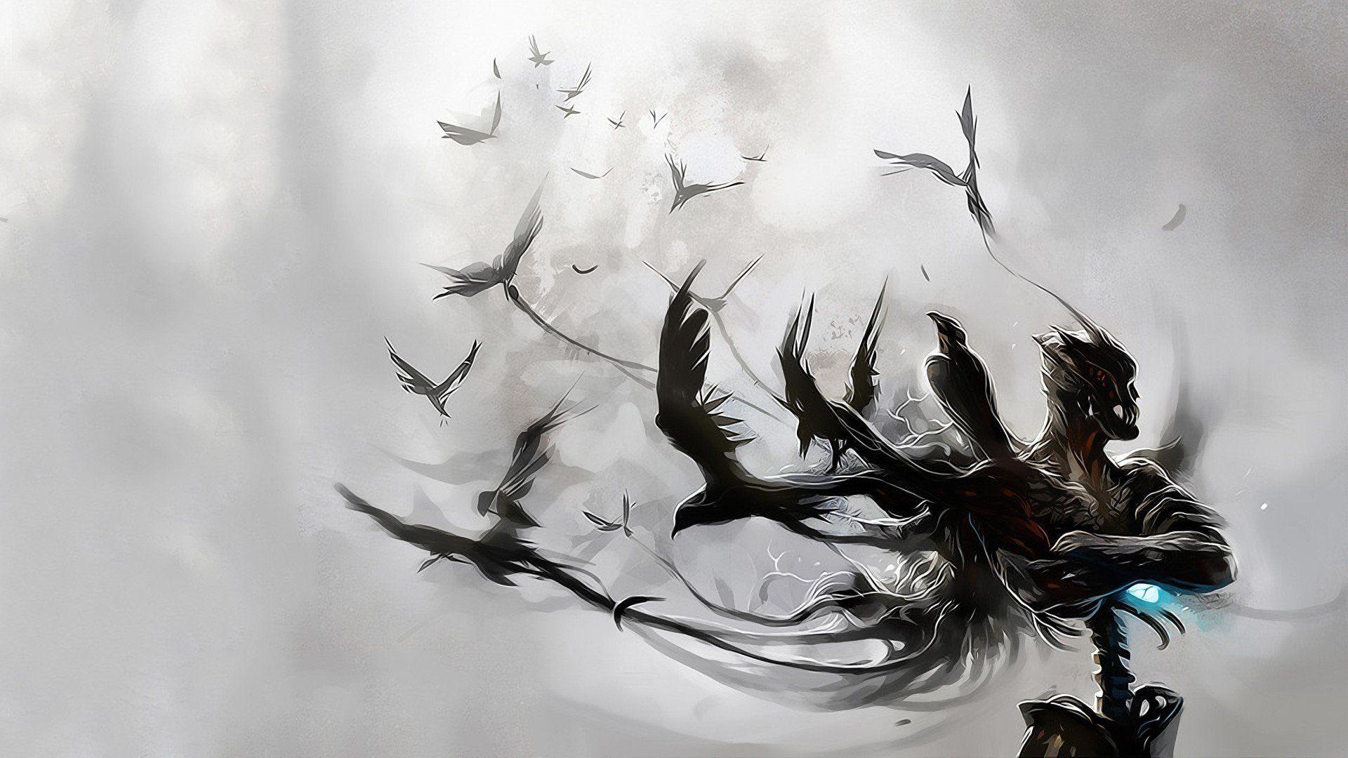 1920x1080 Raven Wallpaper