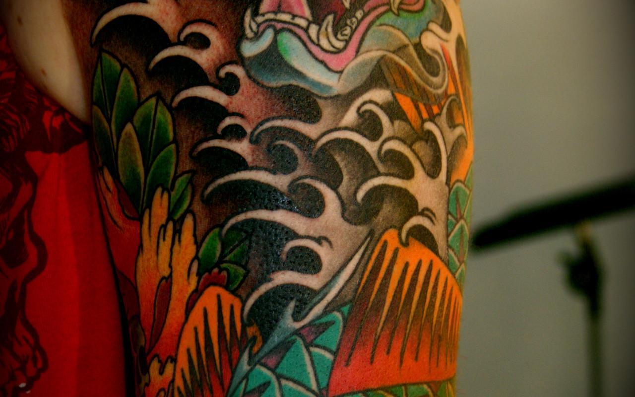 1280x800 Japanese Tattoo Wallpaper