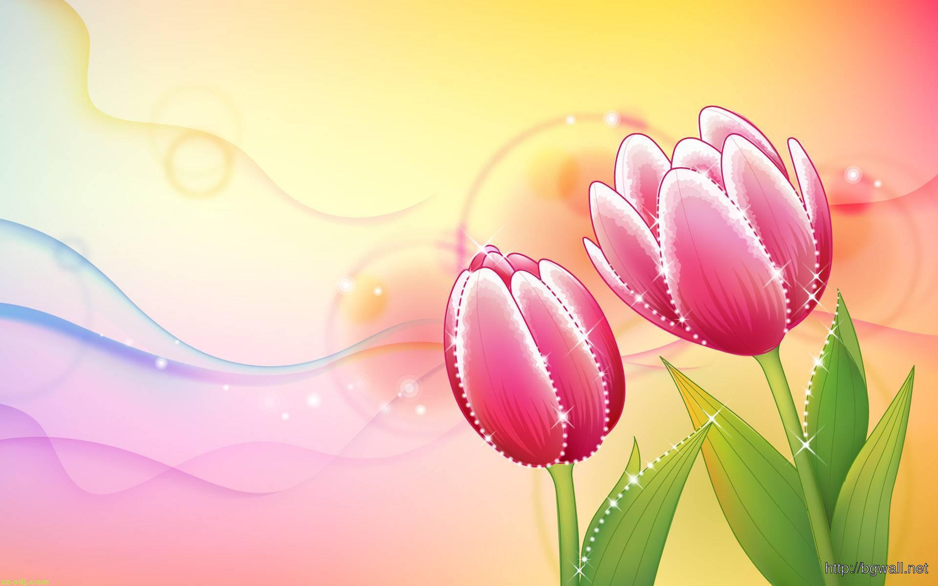1920x1200 Flowers Art Painting Wallpaper HD