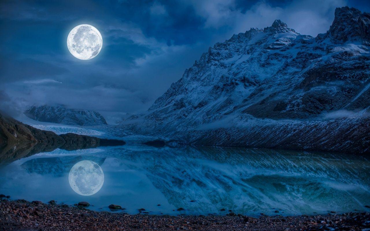山の月夜 | iPhone12,スマホ壁紙/待受画像ギャラリー