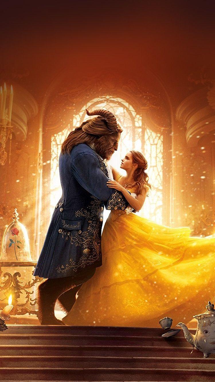 750x1334 iPhone 6 wallpaper. beauty beast dance film illustration art