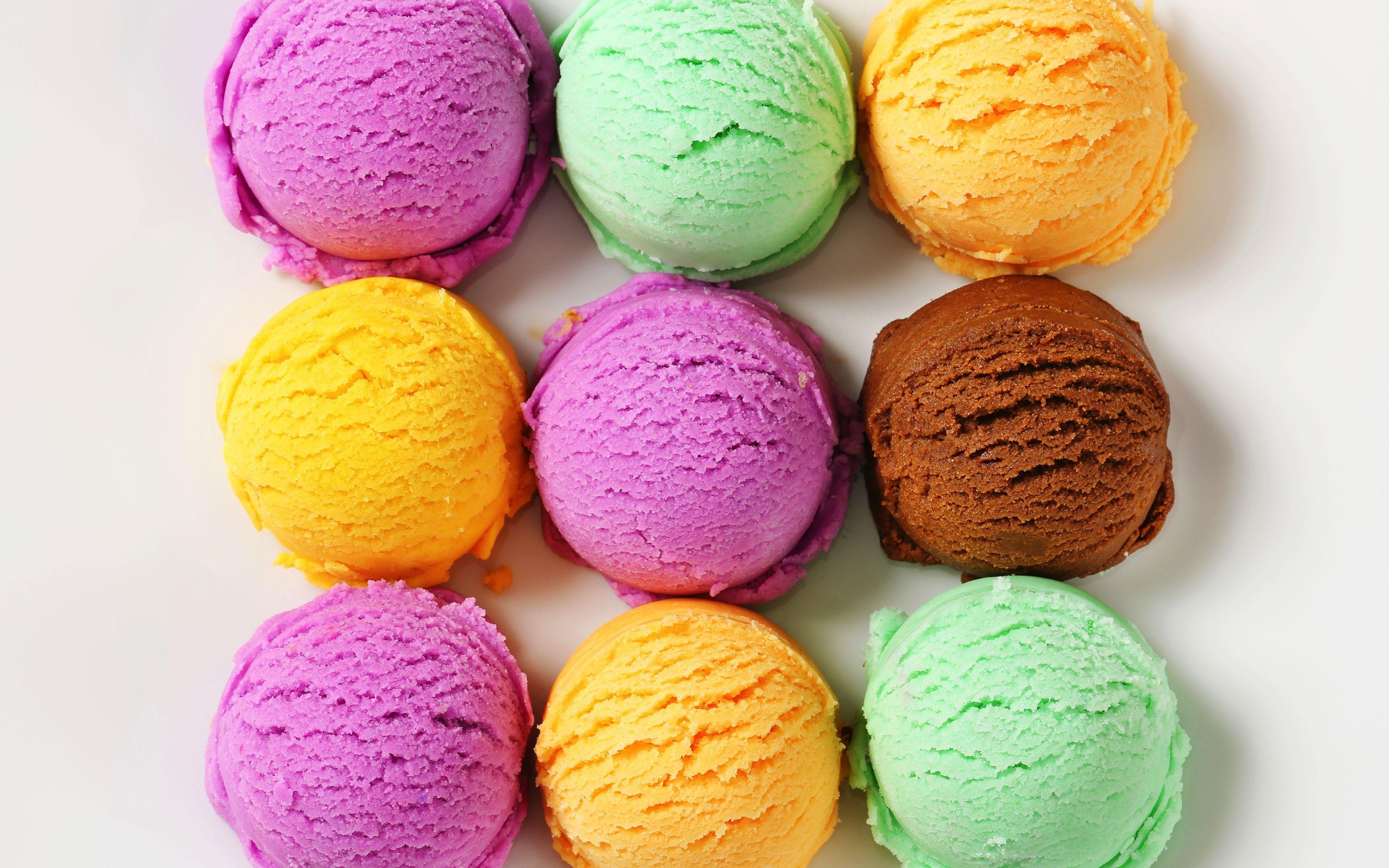 3840x2400 Desktop Wallpaper Colorful, Ice Cream, Summer, Dessert, 4k, HD Image, Picture, Background, 51e706