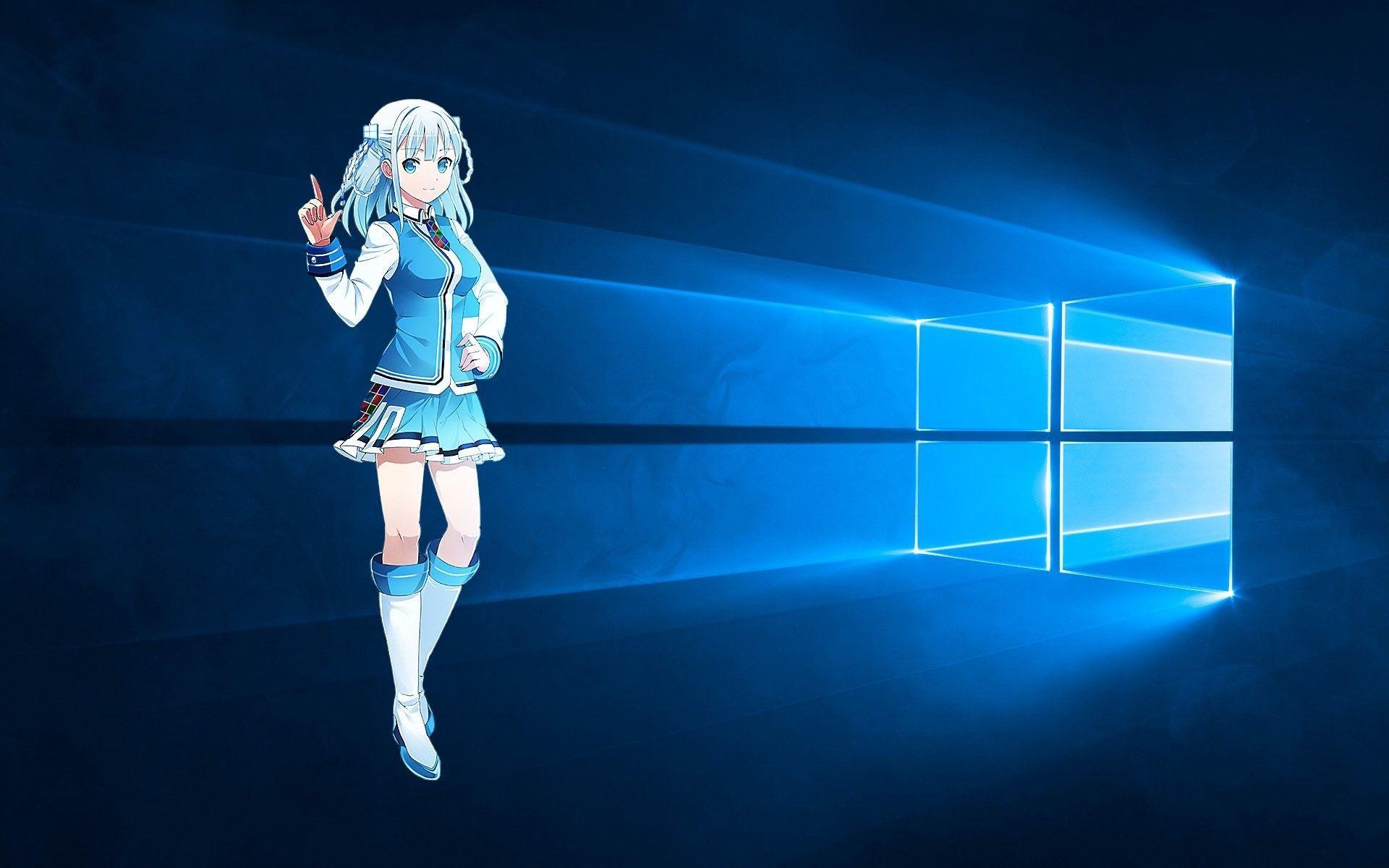Anime Windows windows girl anime HD wallpaper  Peakpx