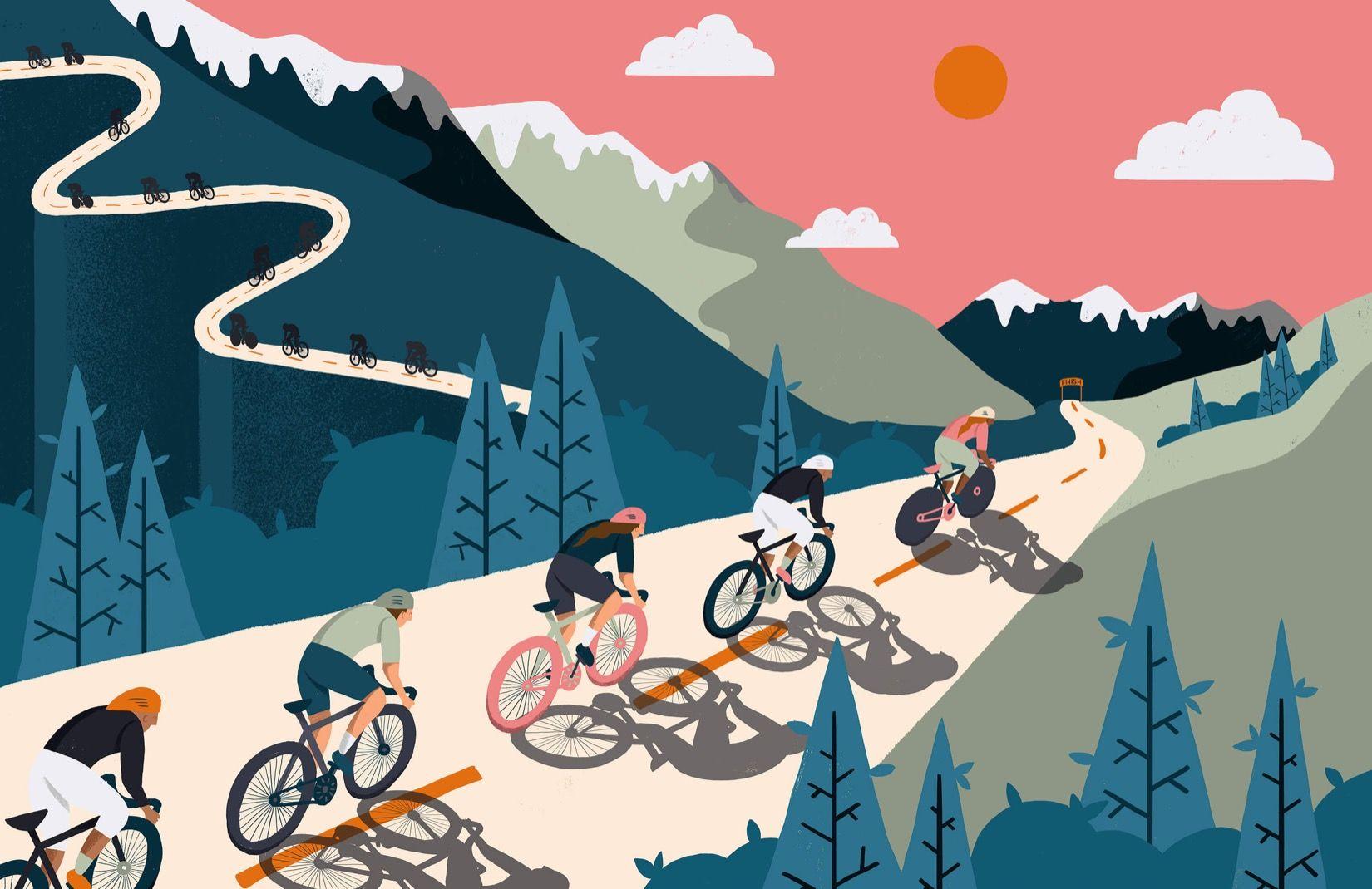 1650x1070 Bicycle Race Wallpaper Mural. Murals Wallpaper. Bicycle wallpaper, Mural, Mural wallpaper