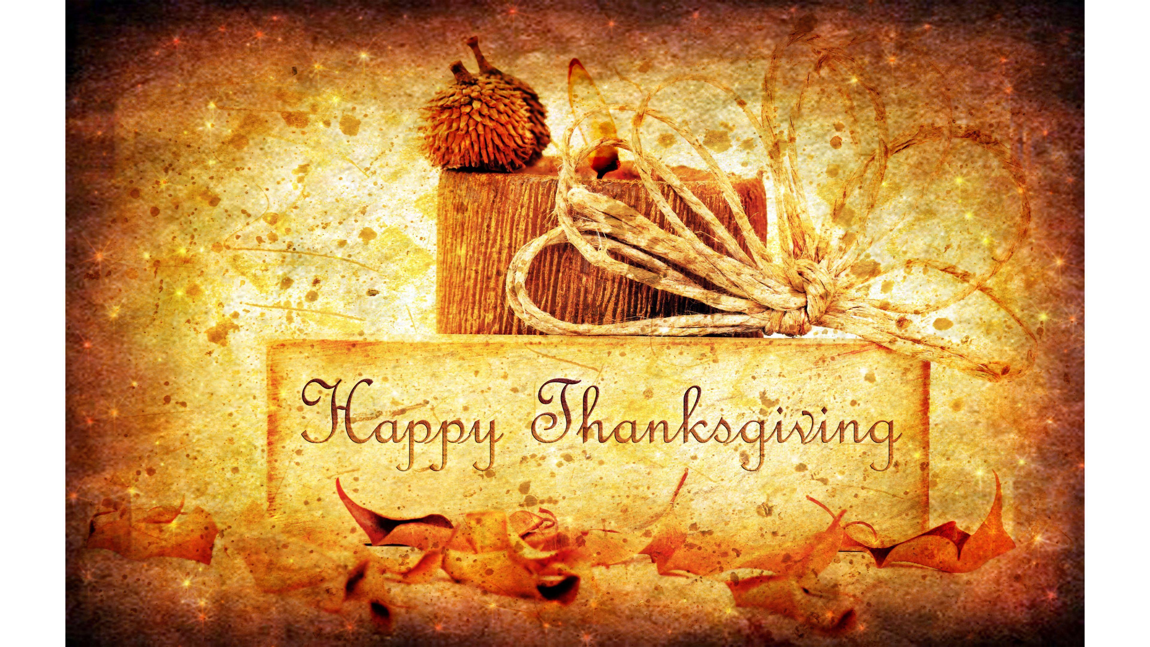 Happy Thanksgiving Wallpaper 4K, 5K, Thanksgiving Day