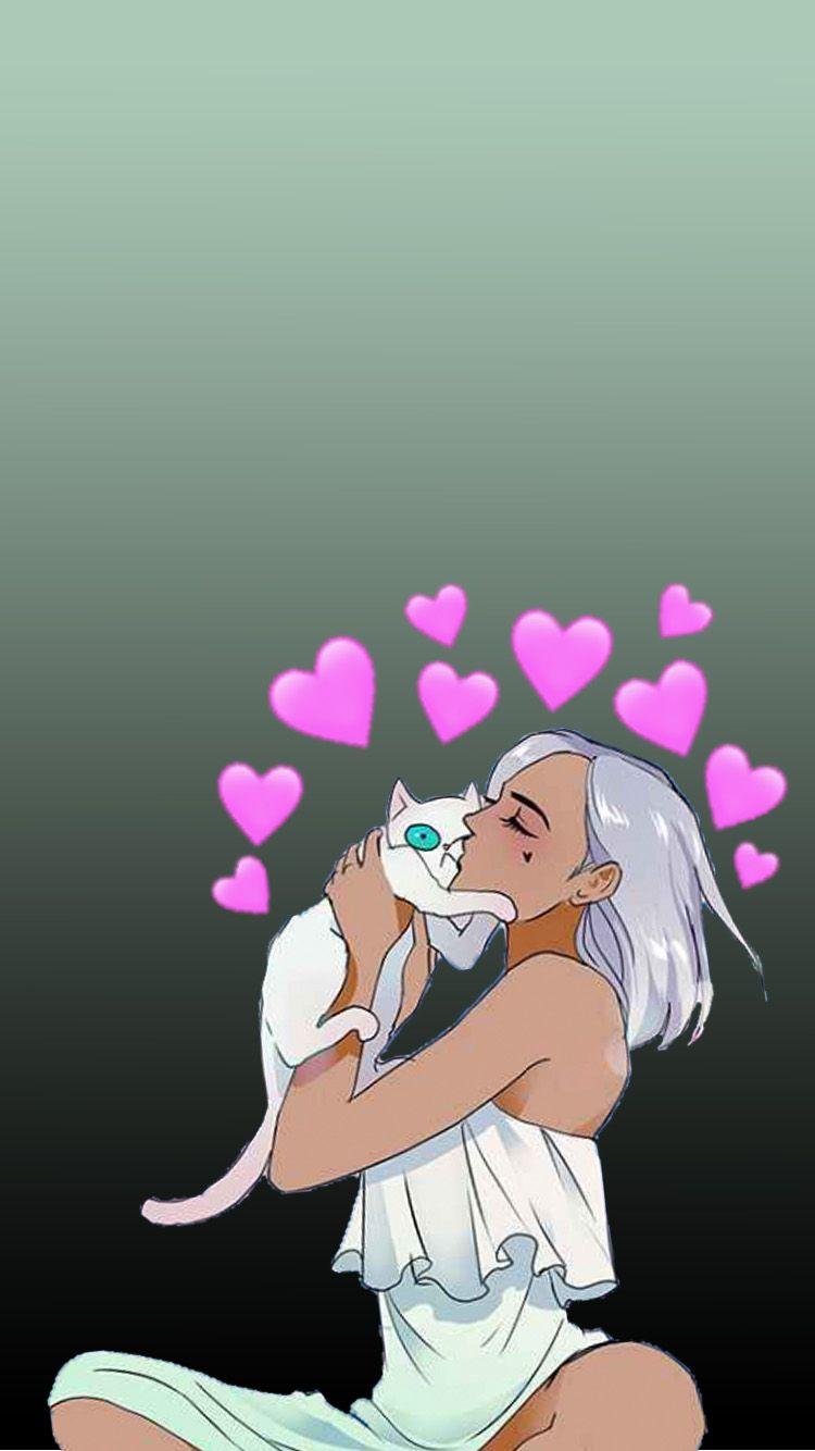 750x1334 Zylith with Cat. Anime best friends, Webtoon, Webtoon comics