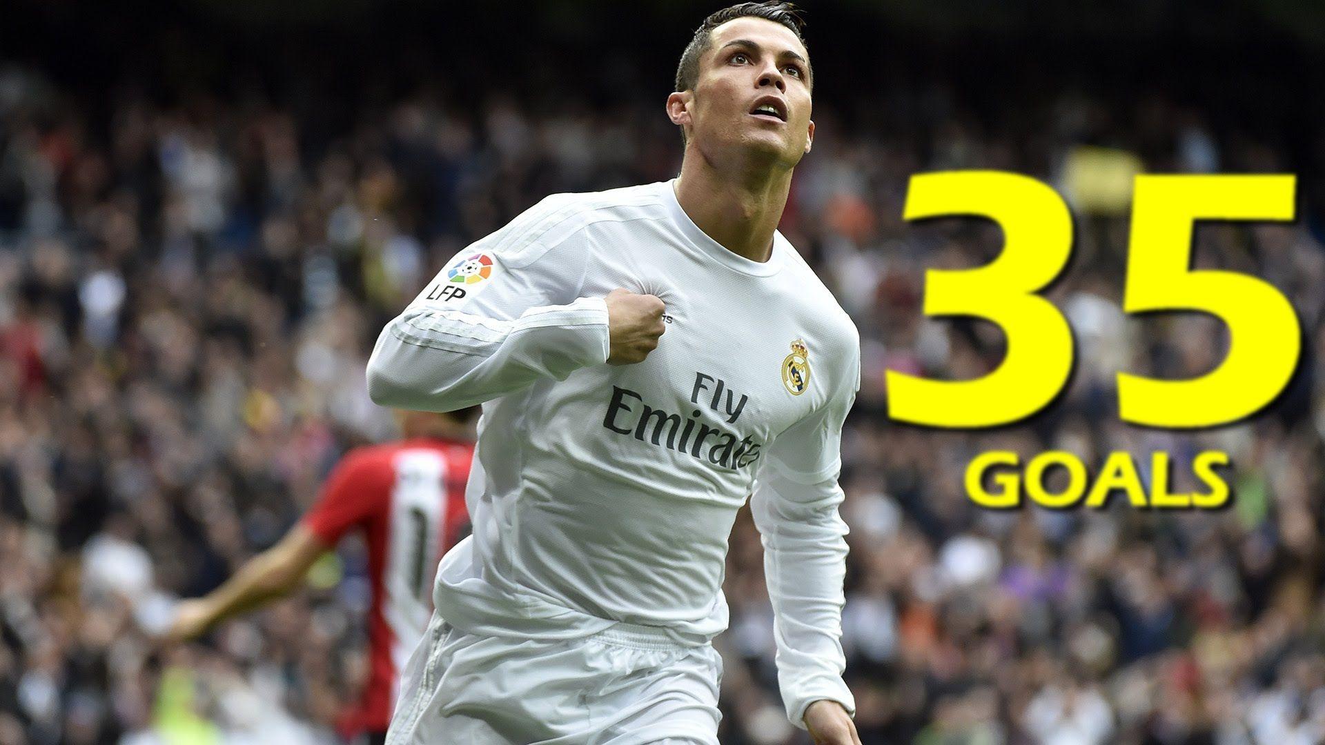 1920x1080 Cristiano Ronaldo ▻ All 35 goals. La Liga HD