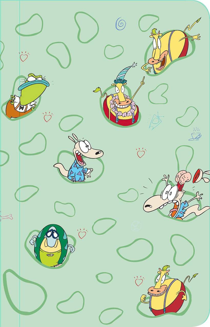 820x1280 Rockos modern life wallpaper