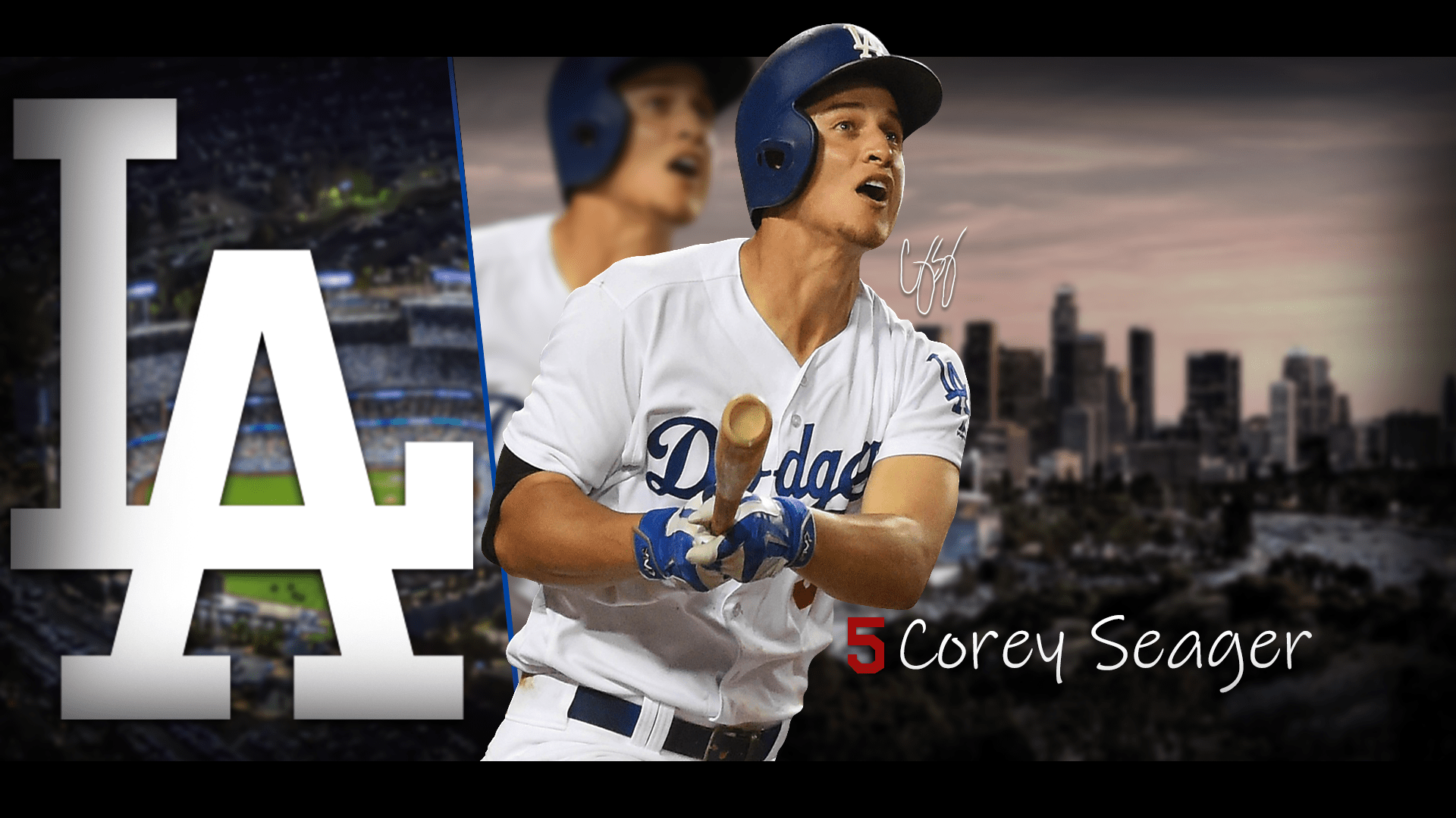 Corey Seager, grunge art, MLB, Los Angeles Dodgers, shortstop, baseball,  Corey Drew Seager, HD wallpaper