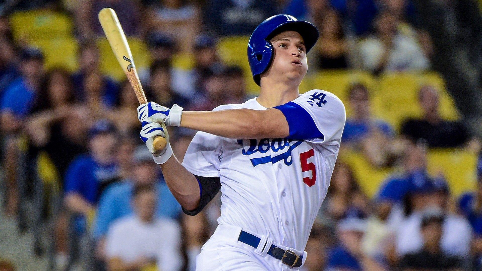 Download Corey Seager Polaroid Edit On Mountains Wallpaper