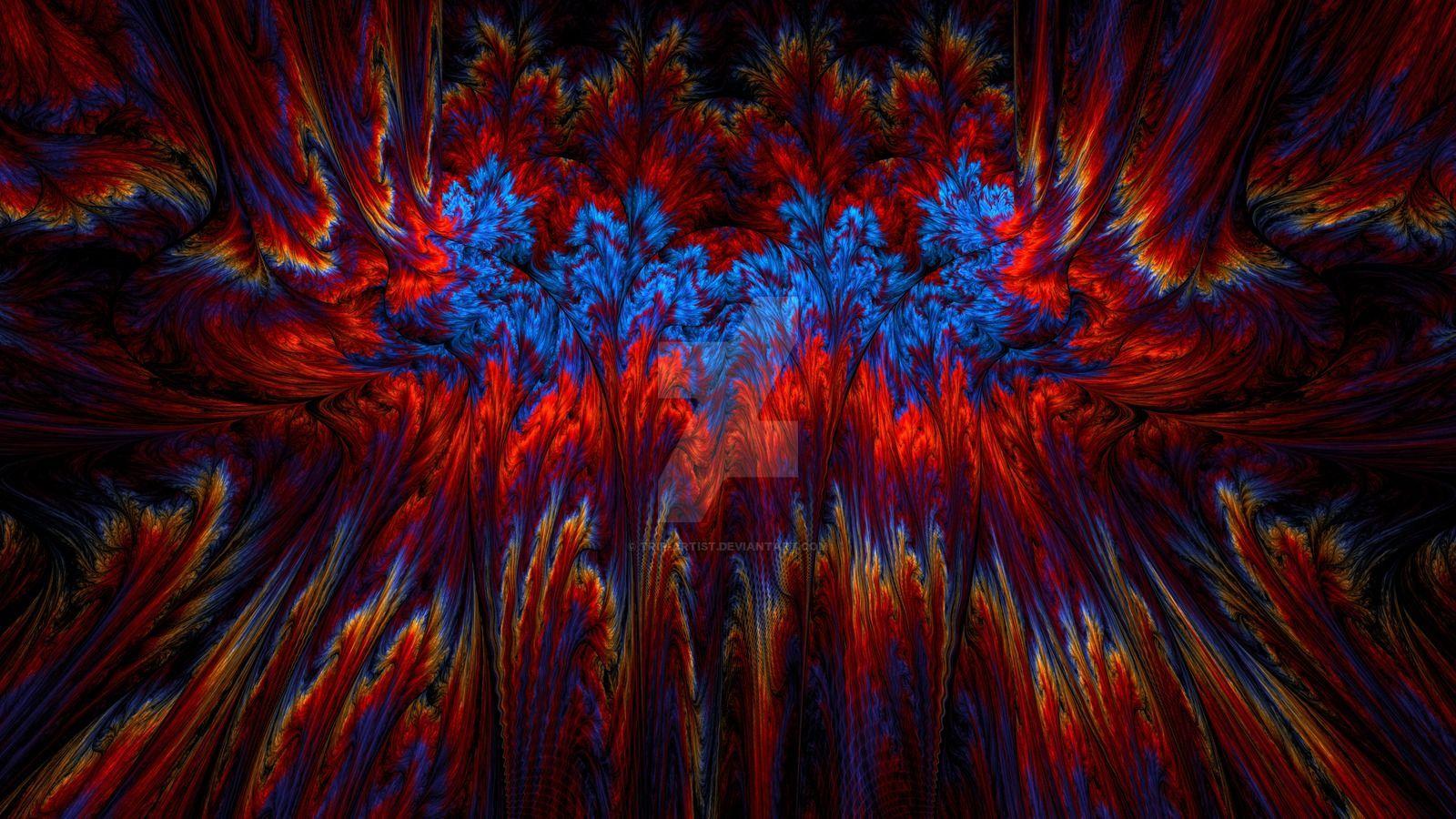 1600x900 Psychedelic Art Wallpaper
