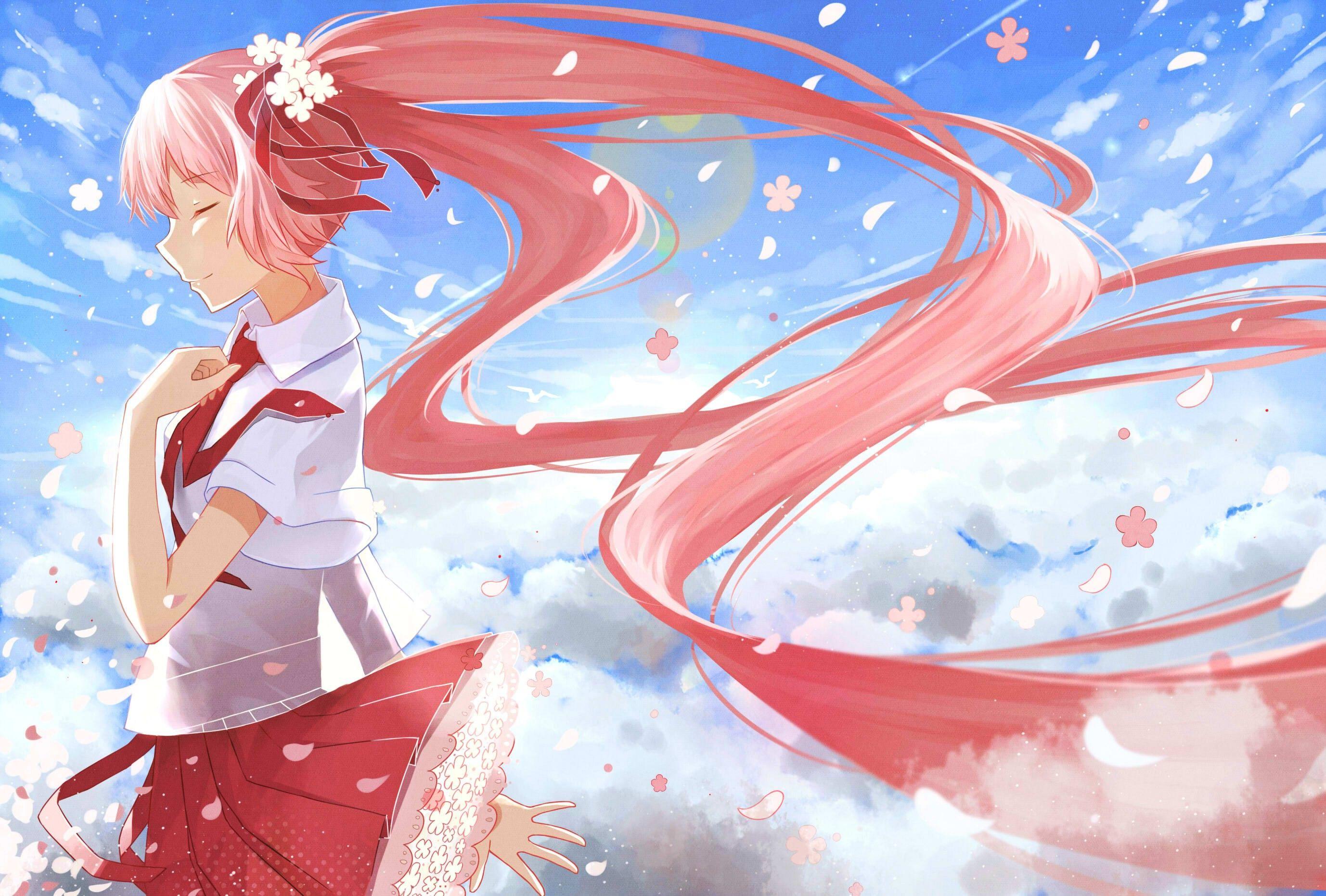2755x1862 Vocaloid Hatsune Miku Sakura Miku Wallpaper:2755x1862