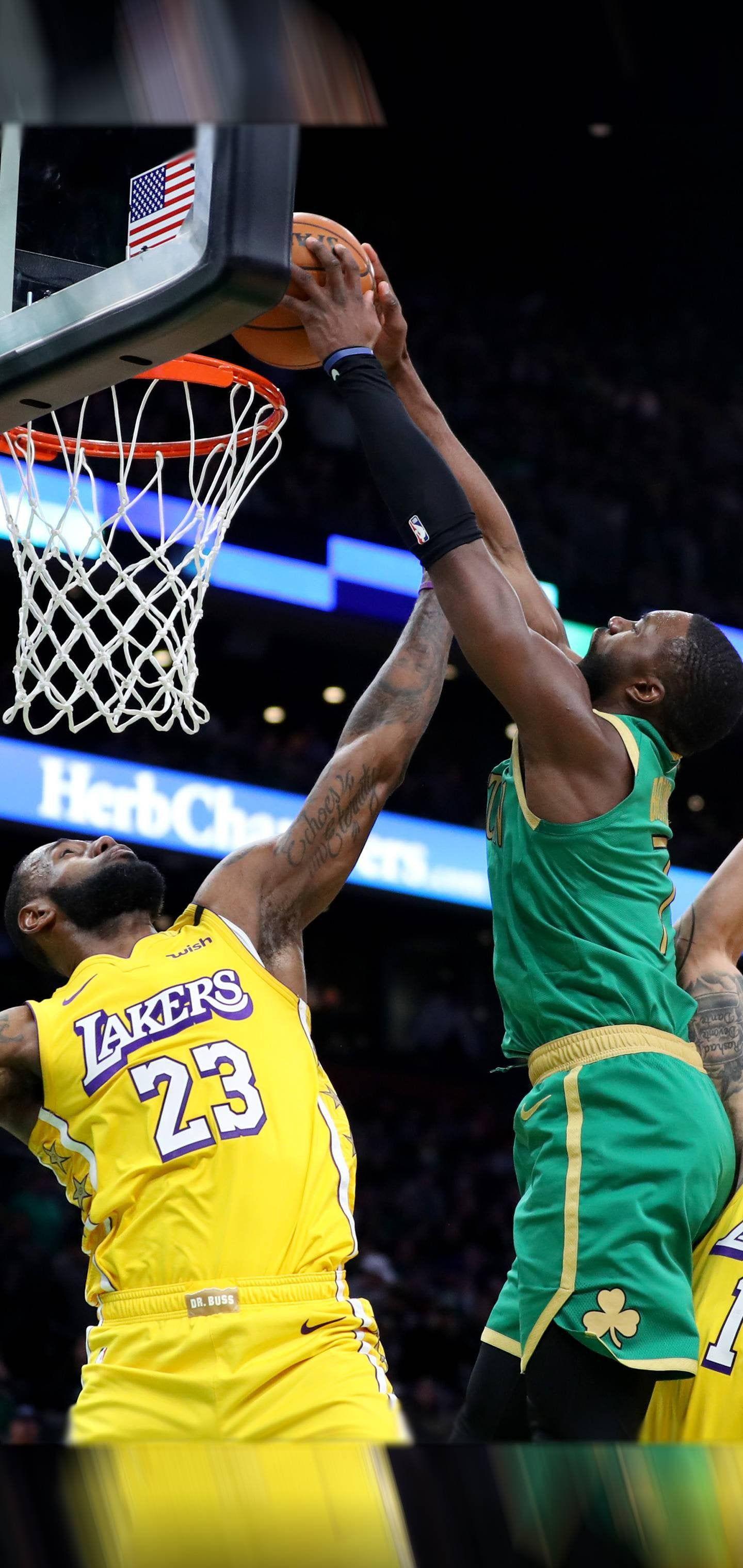 1440x3040 Had to fit the Jaylen dunk on LeBron as my wallpaper! (Not the best shop, but it works)
