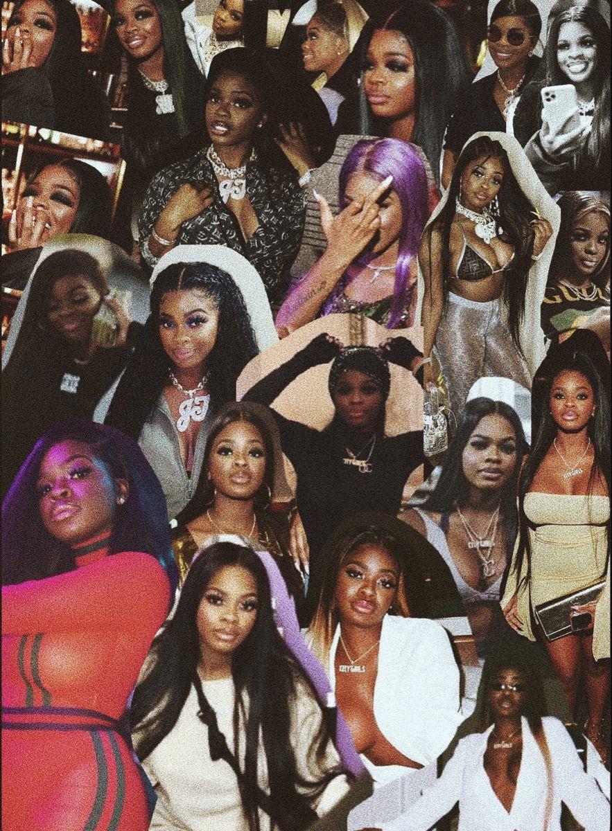 883x1200 JT WALLPAPER. Black girl aesthetic, Black girl art, Edgy wallpaper
