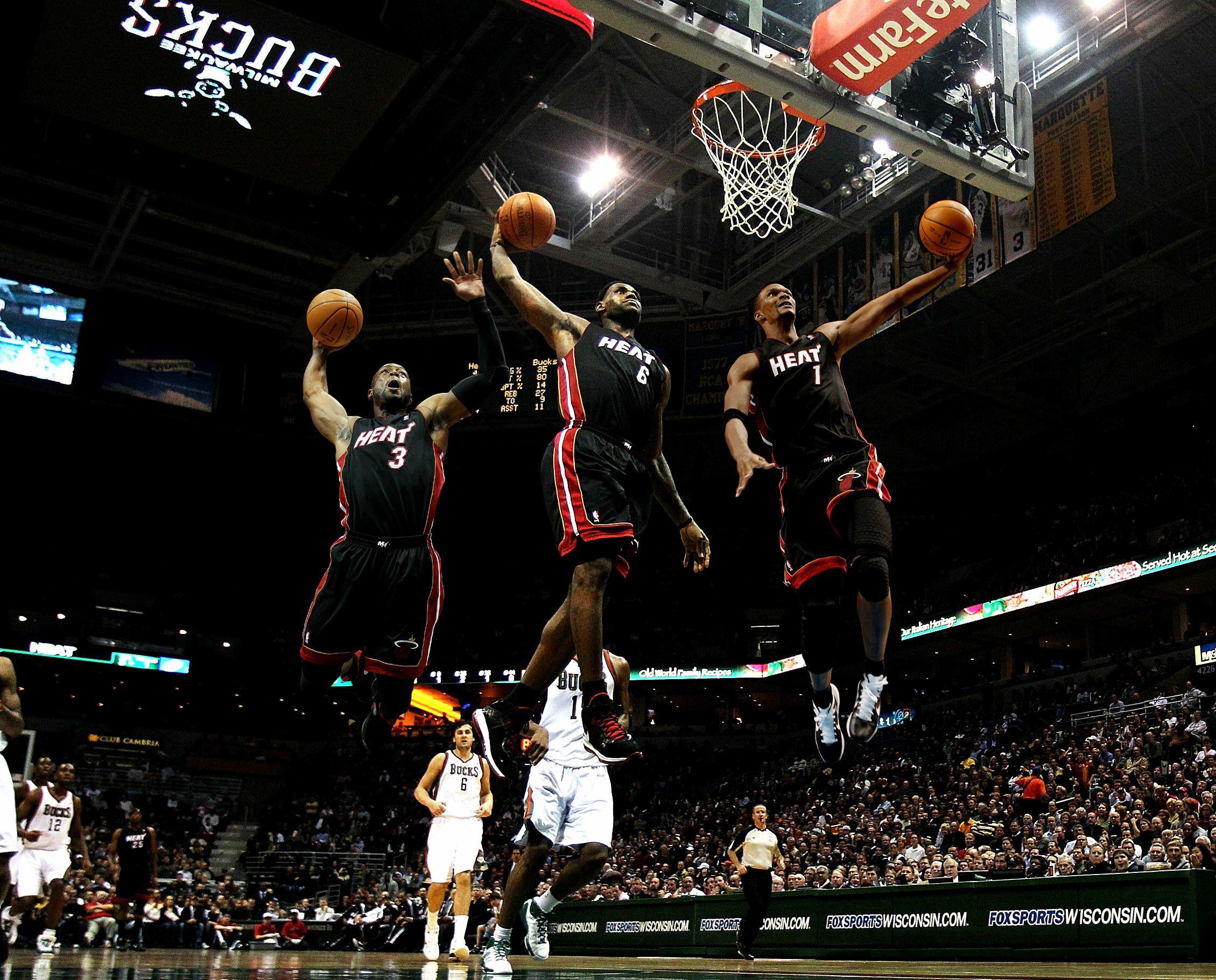 2259x1821 Lebron James Dunk Heat Wallpaper 2018