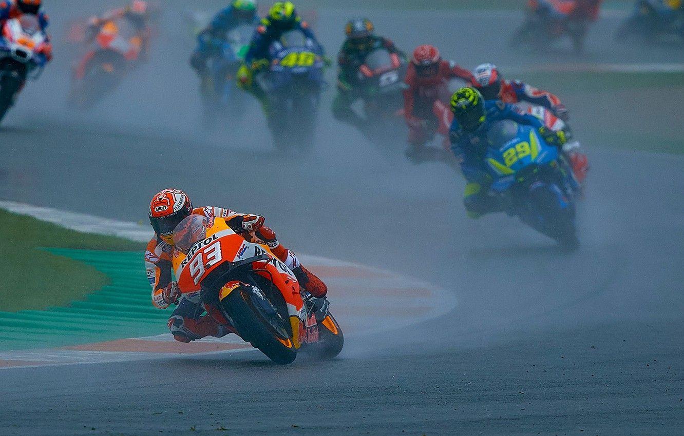 1332x850 Wallpaper MotoGP, Motorsport, Marc Marquez, Grand Prix Motul of the Valencian Community image for desktop, section спорт
