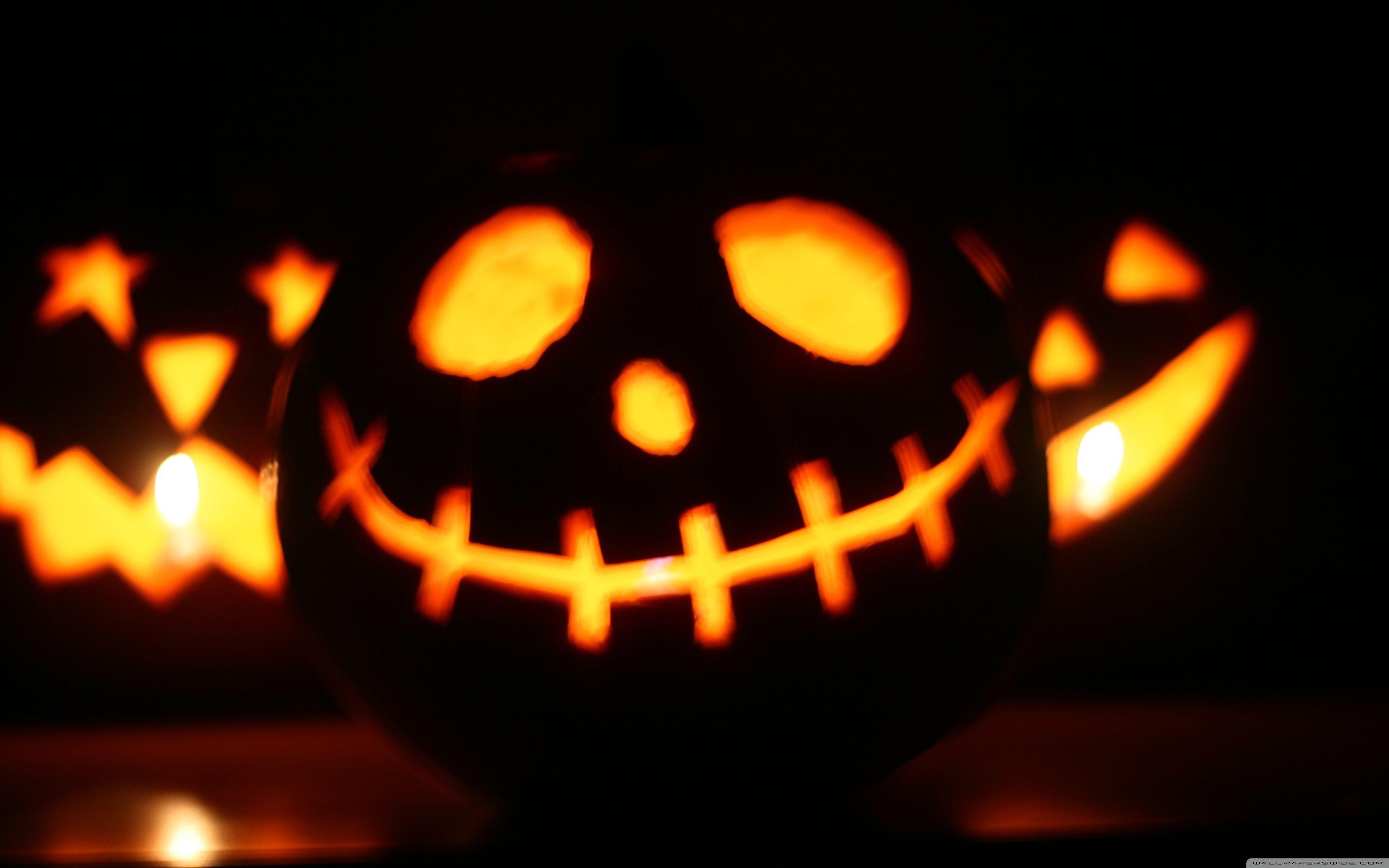 3840x2400 Jack O' Lantern Wallpaper Mobile. Halloween Desktop Wallpaper, Halloween Wallpaper, Wallpaper Designs For Walls