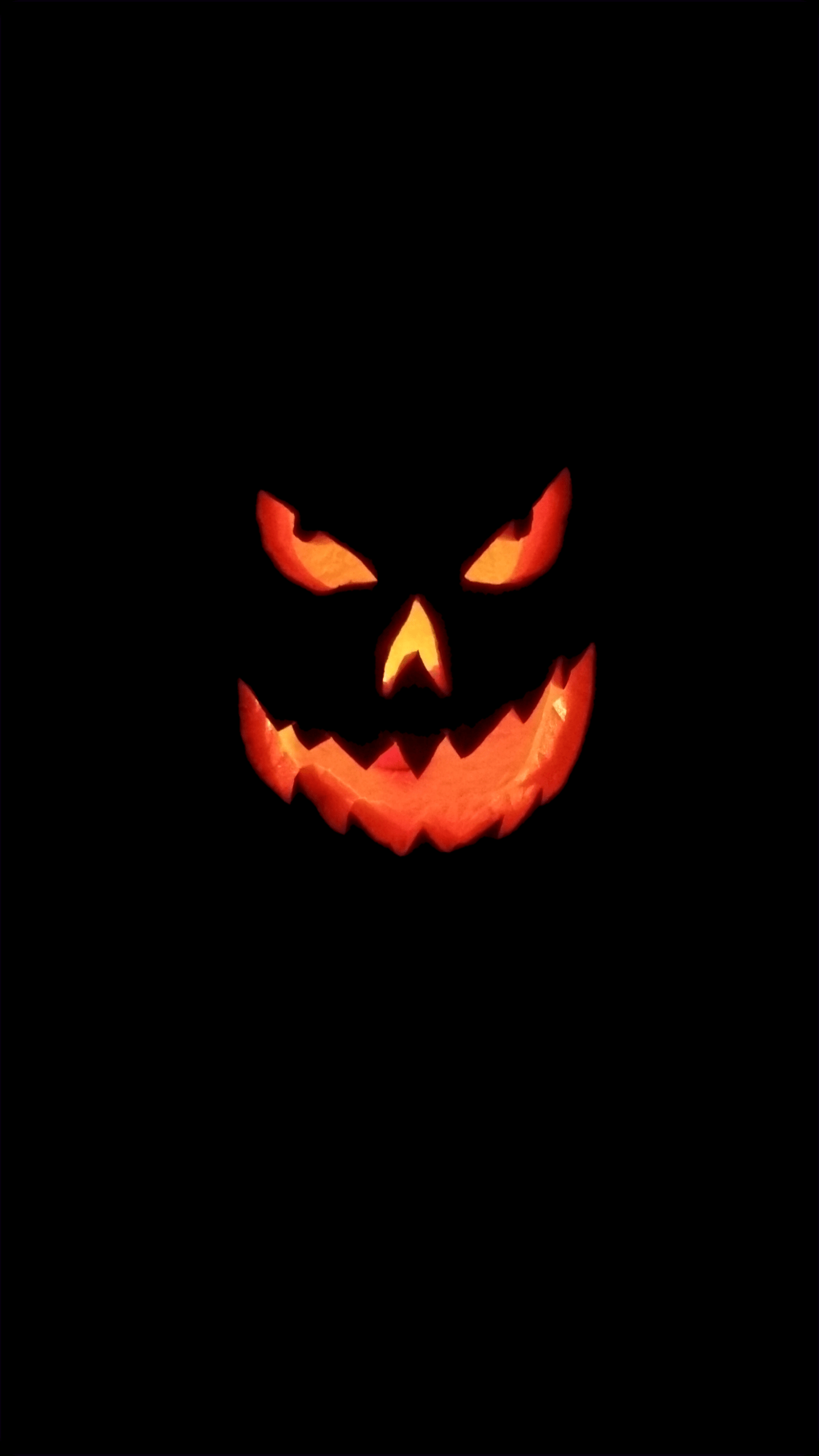 1440x2560 Wallpaper I made from a jack'o'lantern a couple of years ago