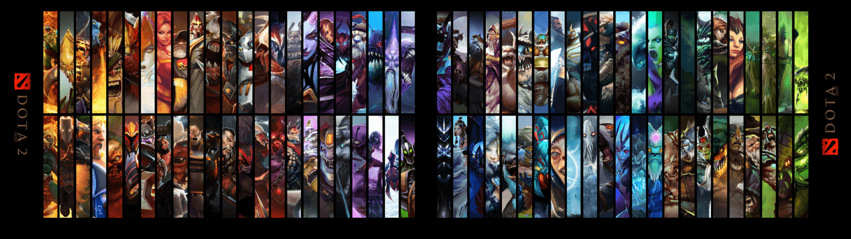 1685x474 DOTA2 Hero Wallpaper v2 3840x1080 [Dual Monitors]