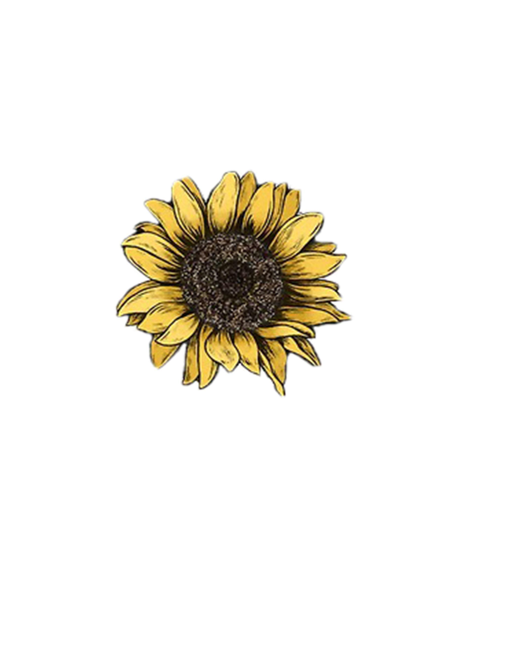 2083x2705 sunflower - Sunflower drawing, Sunflower tattoo small, Sunflower tattoos