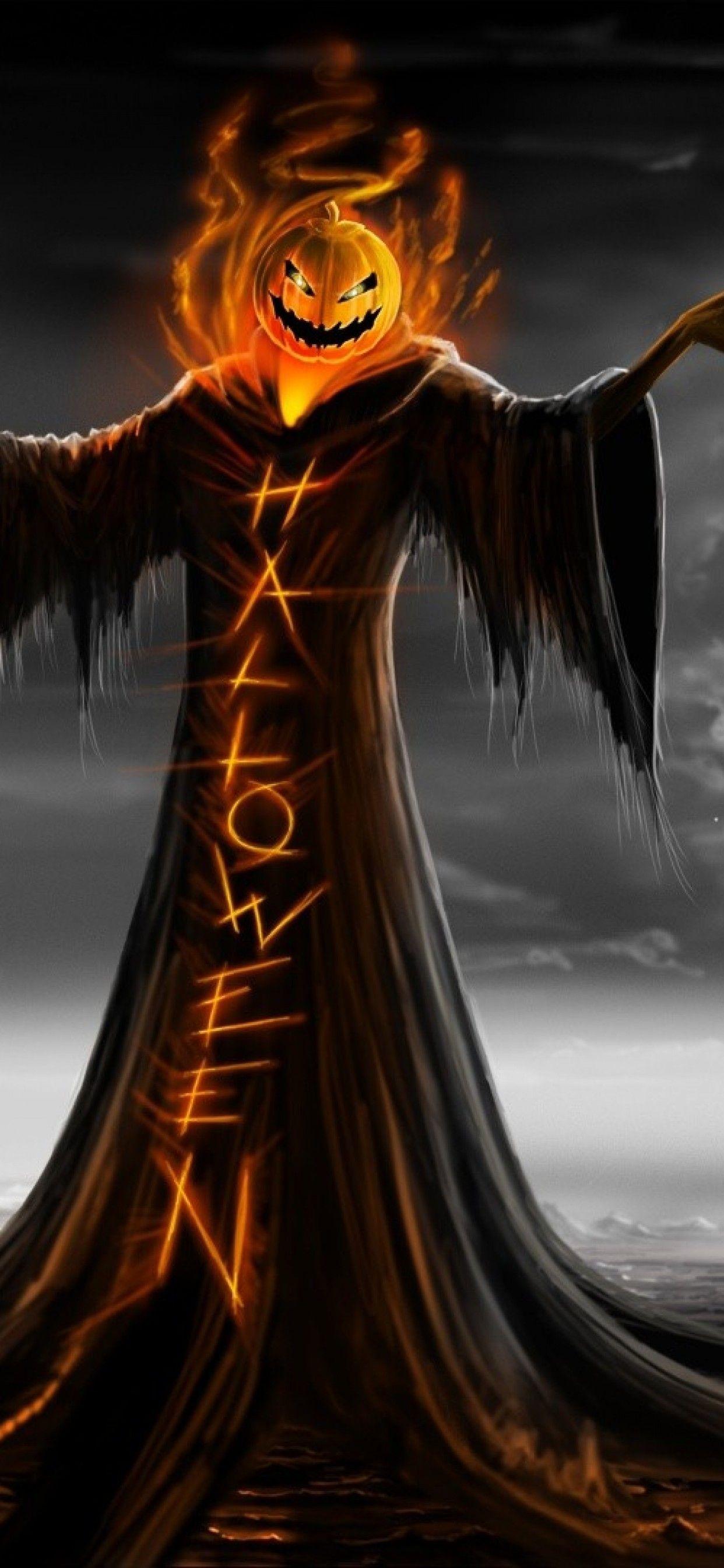 1242x2688 Free Scary Halloween Wallpaper
