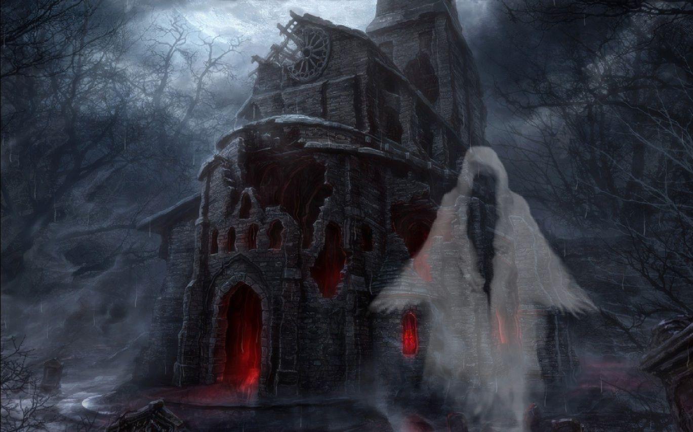1369x853 Spooky Background Full Screen. Spooky Moon Wallpaper, Spooky Witch Wallpaper and Spooky October Wallpaper
