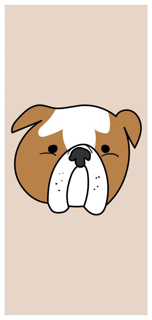 650x1361 Cute Cartoon Dog Mobile Wallpaper wallpaper background image free download