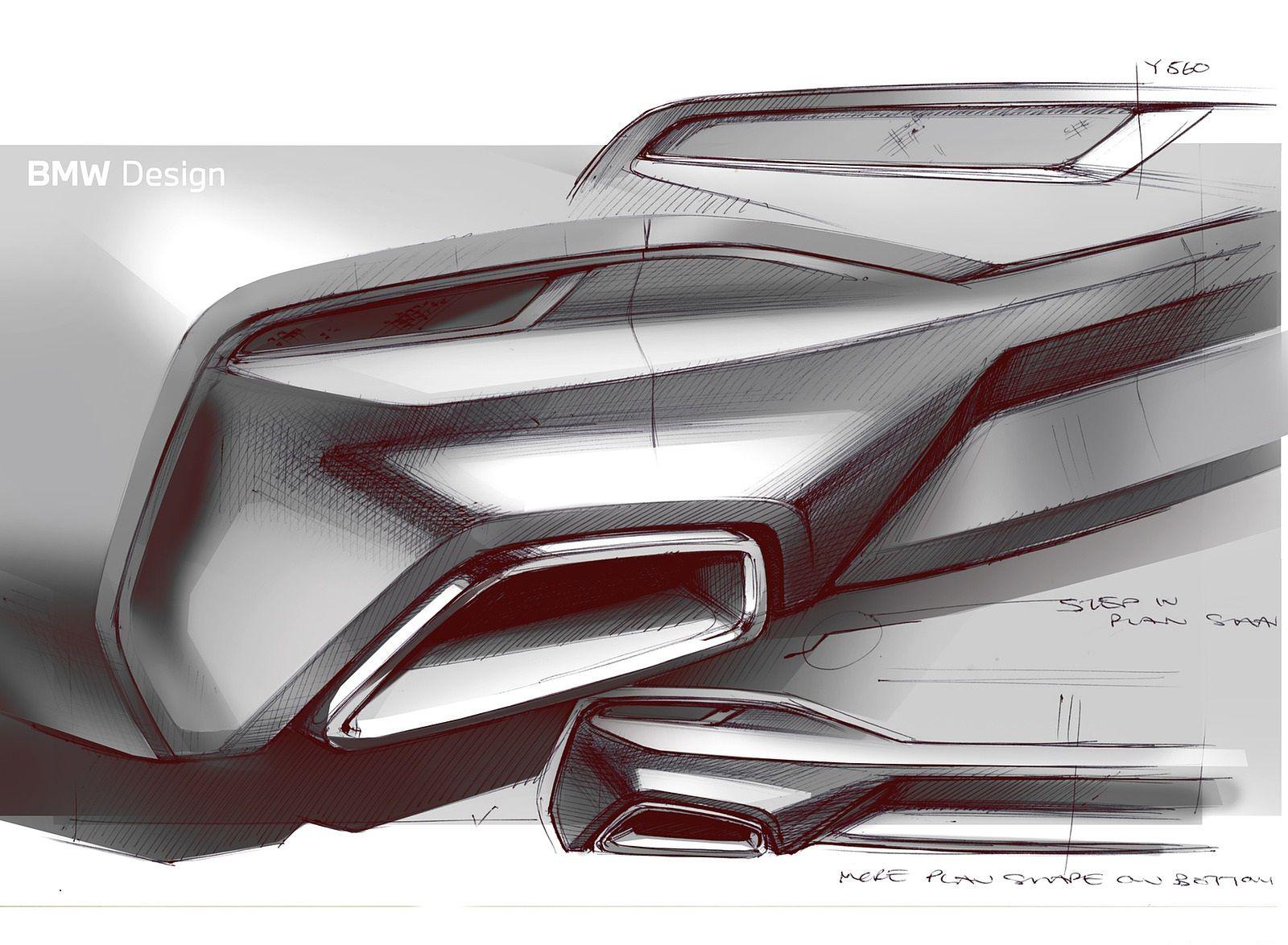 1600x1174 BMW 5 Series Design Sketch Wallpaper (44)