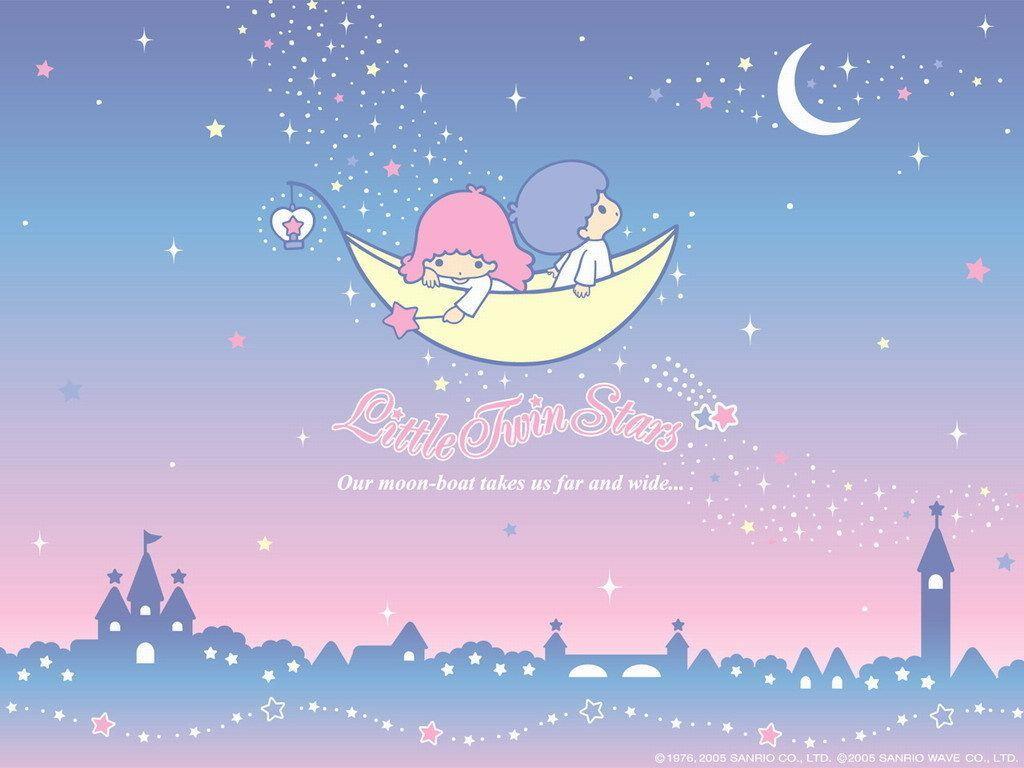 1024x768 Little Twin Stars Wallpaper