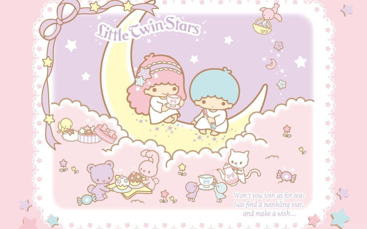 1280x800 Wallpaper Little Twin Star Liitle Stars Sanrio Pastels With. Desktop Background