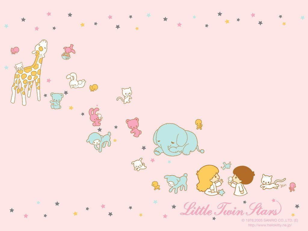 1024x768 Little Twin Stars Wallpaper Twin Stars Wallpaper