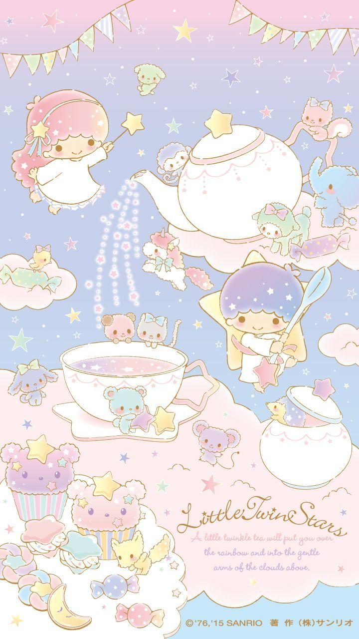 720x1280 Wallpaper 720x1280 #LittleTwinStars. Little twin stars, Hello kitty wallpaper, Hello kitty my melody