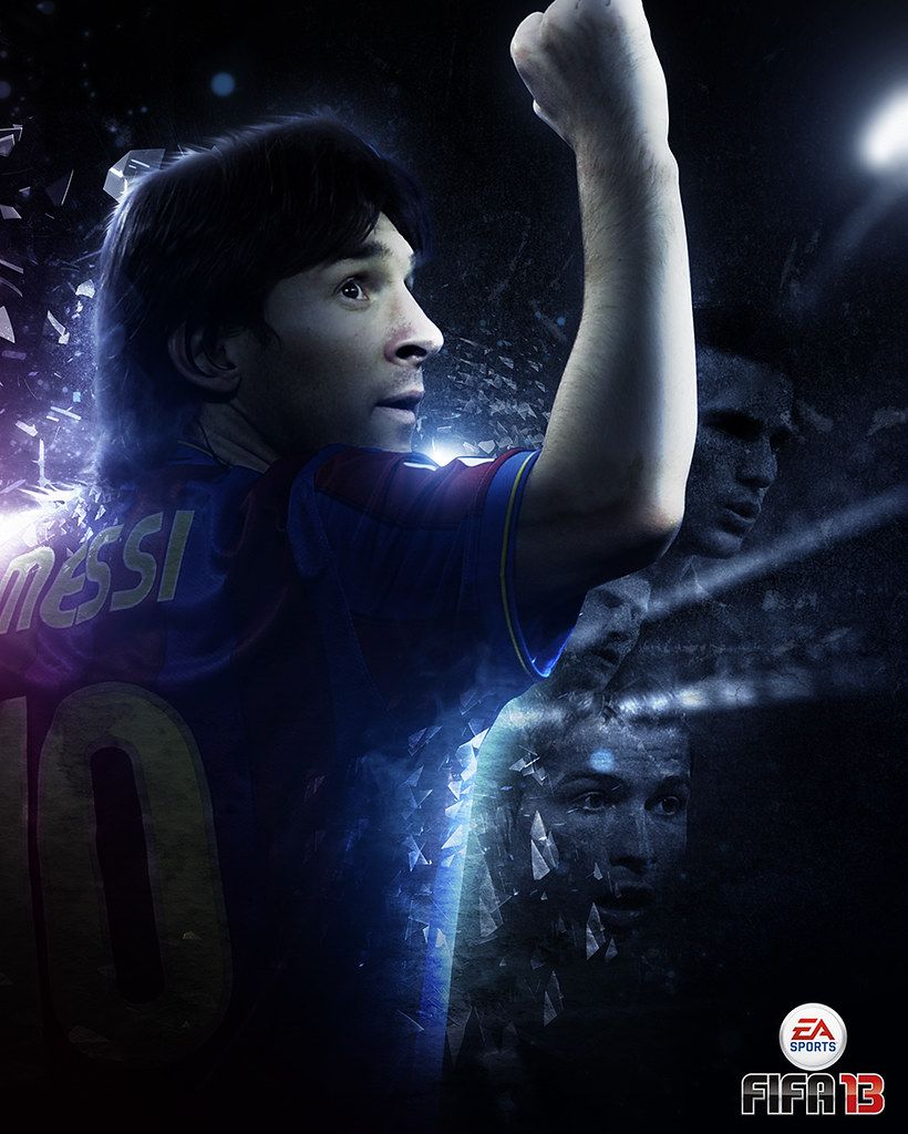 820x1024 FIFA 13 Messi Tribute. I was working on a Messi design, the