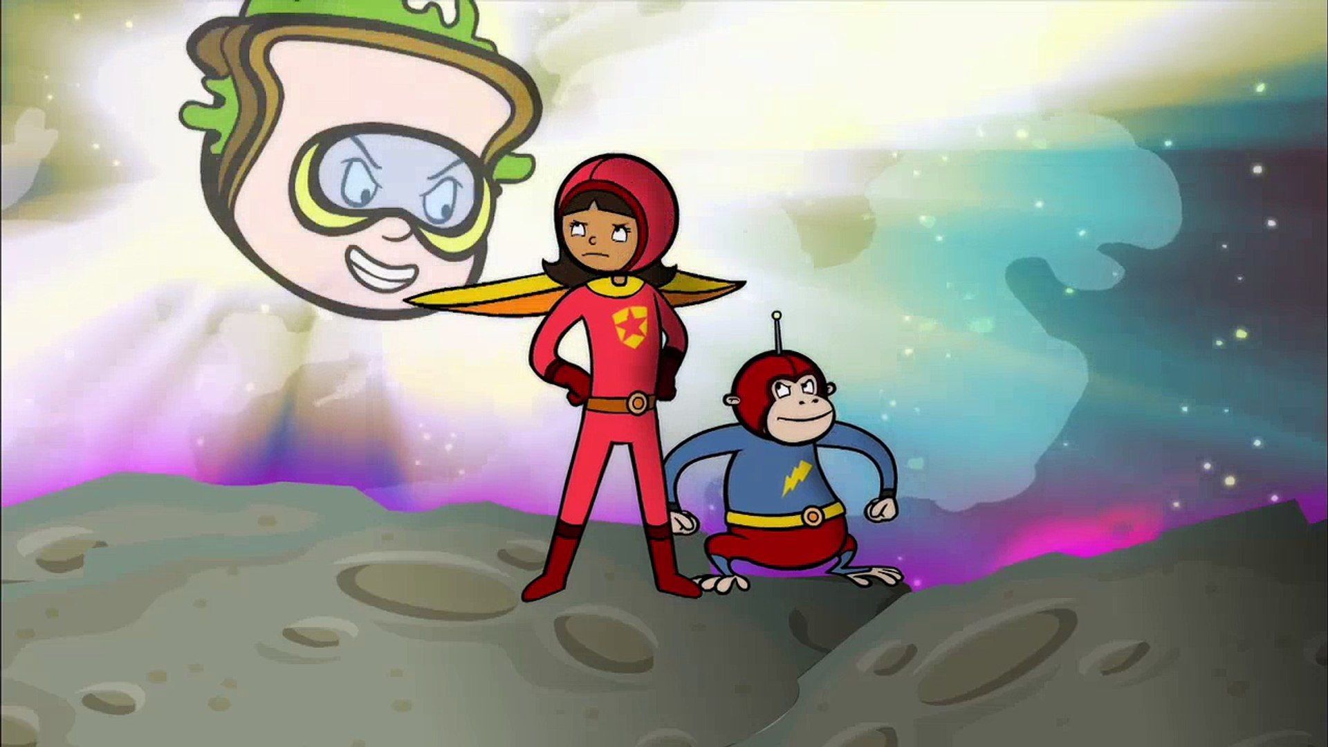 1920x1080 WordGirl Chuck Wallpaper