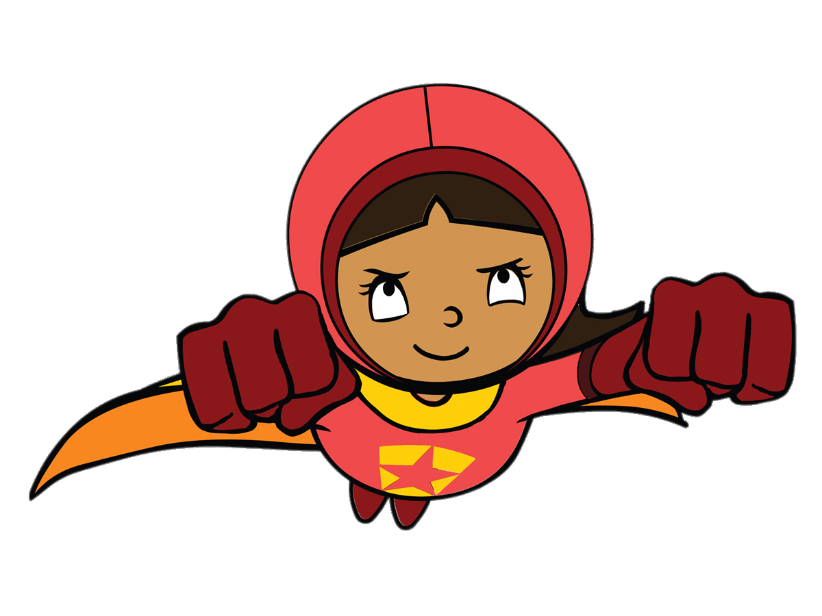 1200x900 WordGirl Flying transparent PNG