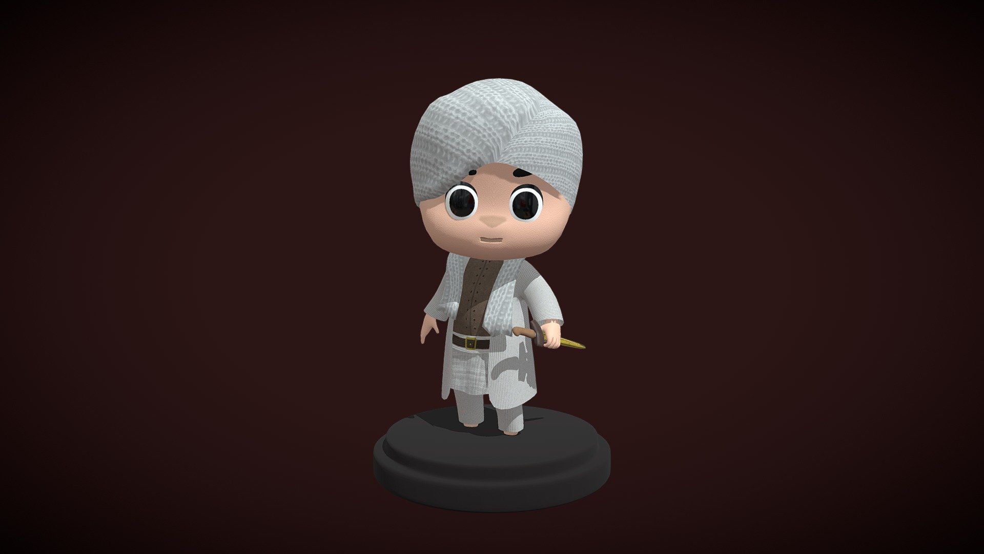 1920x1080 Chibi Art of Pageran Diponegoro model by rofi.abdur [781466b]
