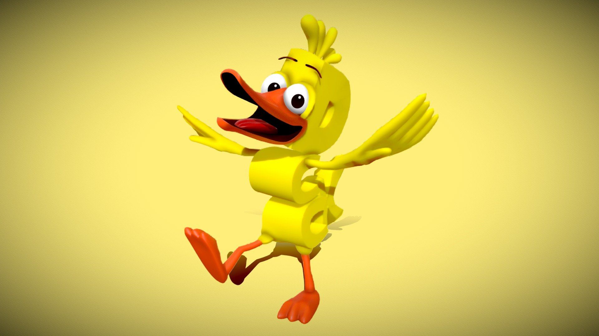 1920x1080 Duck World Free 3D model by Jacob Quintana [6b40d98]
