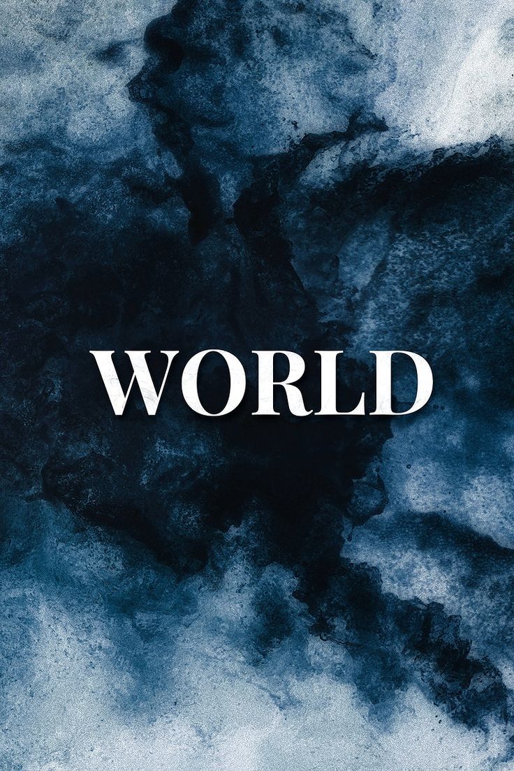 736x1104 Download premium image of Blue World marble word art typography about planet, earth, marble, design, and design element 2495129