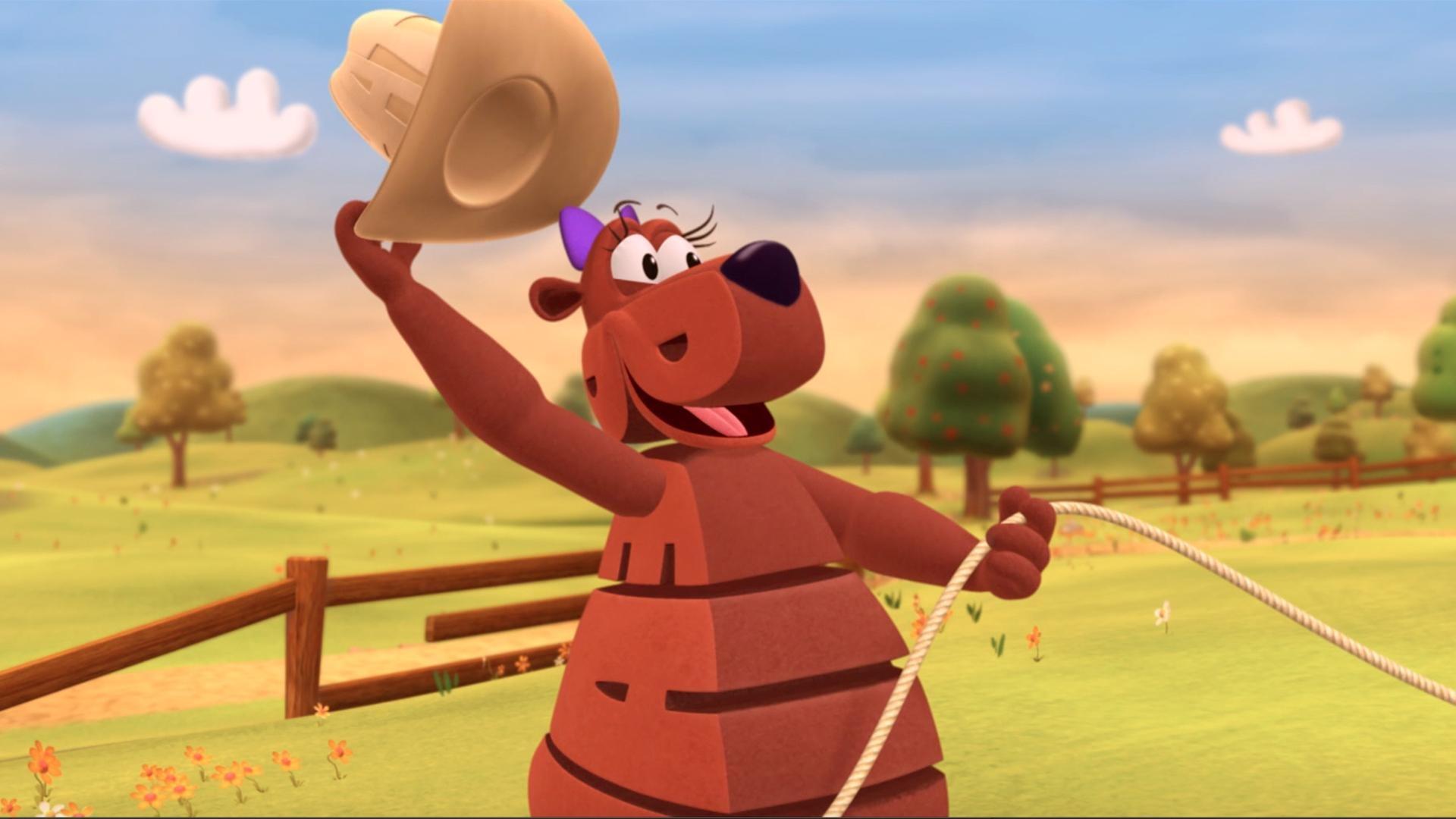 1920x1080 Bit By Bit Ride'em, CowBear!