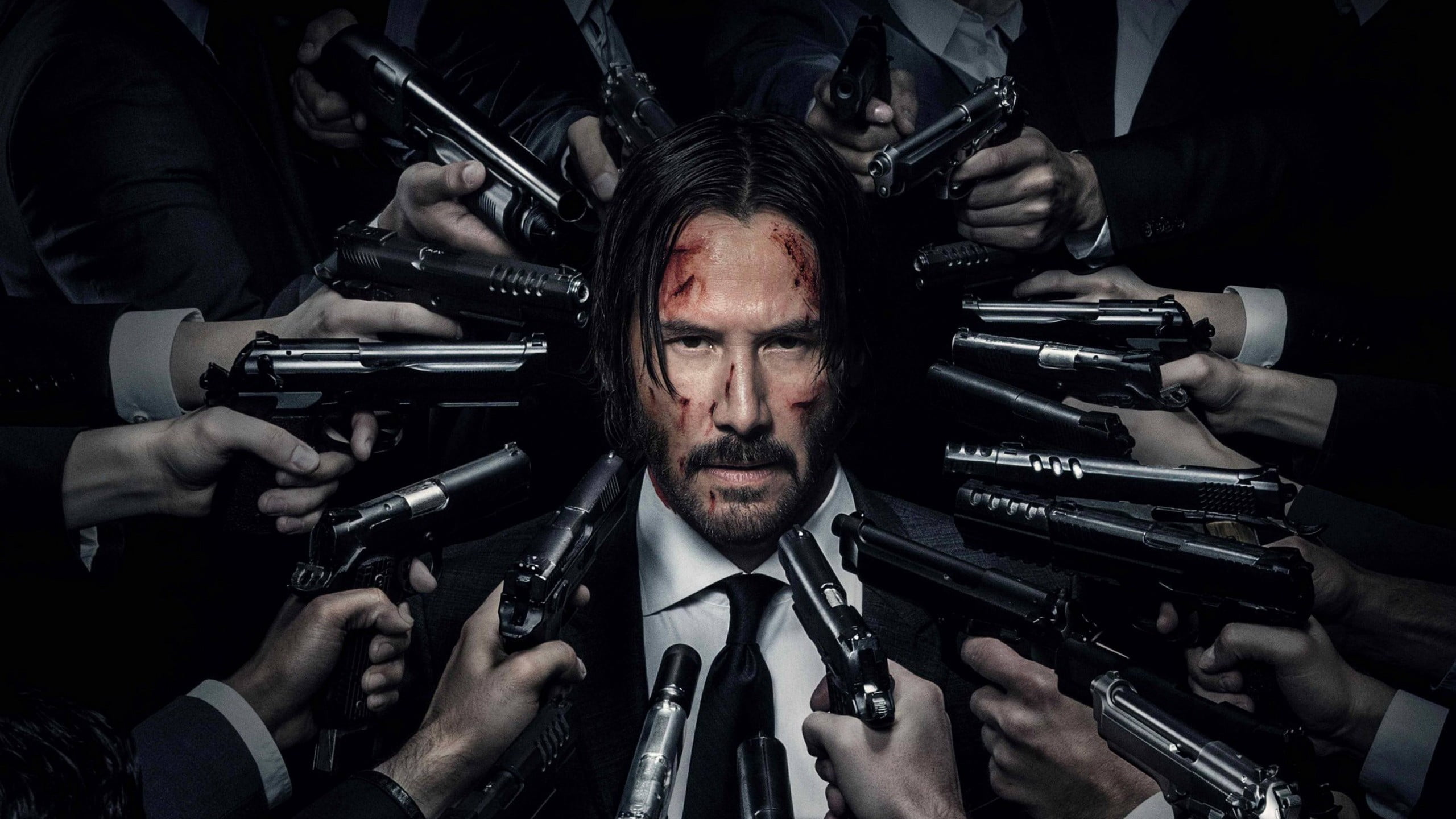 2560x1440 John Wick movie poster HD wallpaper
