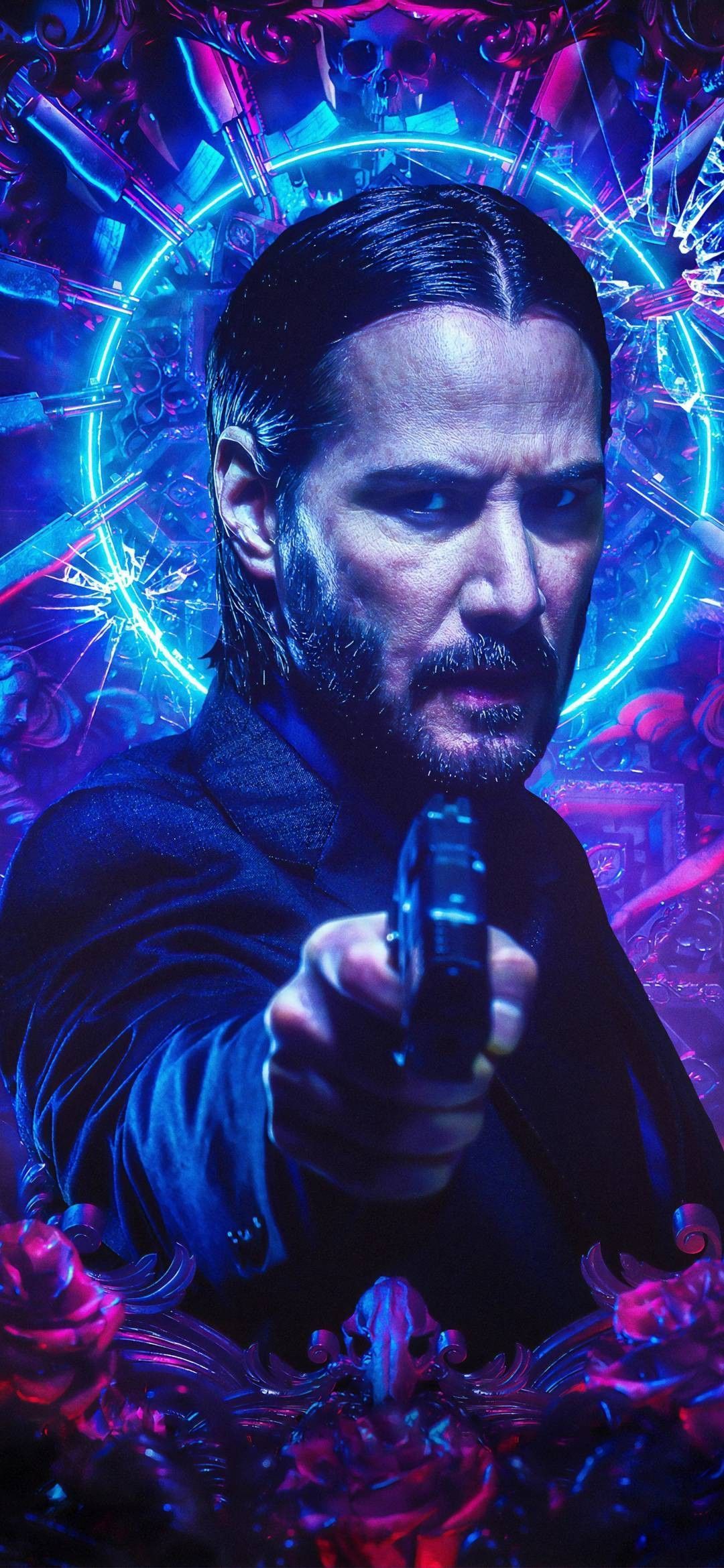 1080x2340 John Wick 4k Wallpaper