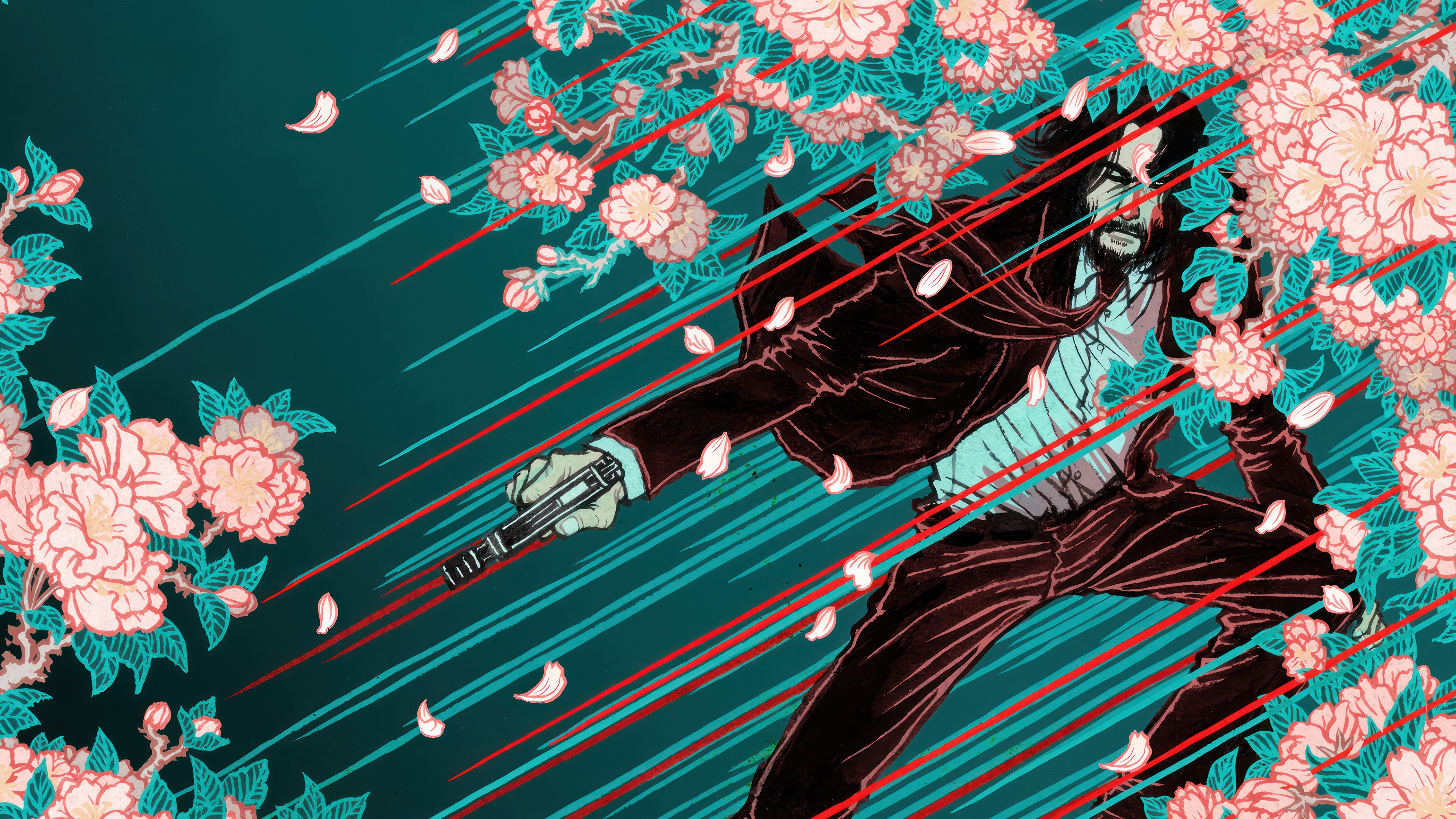 3840x2160 John Wick 4 Movie Poster Wallpaper 4K HD PC k