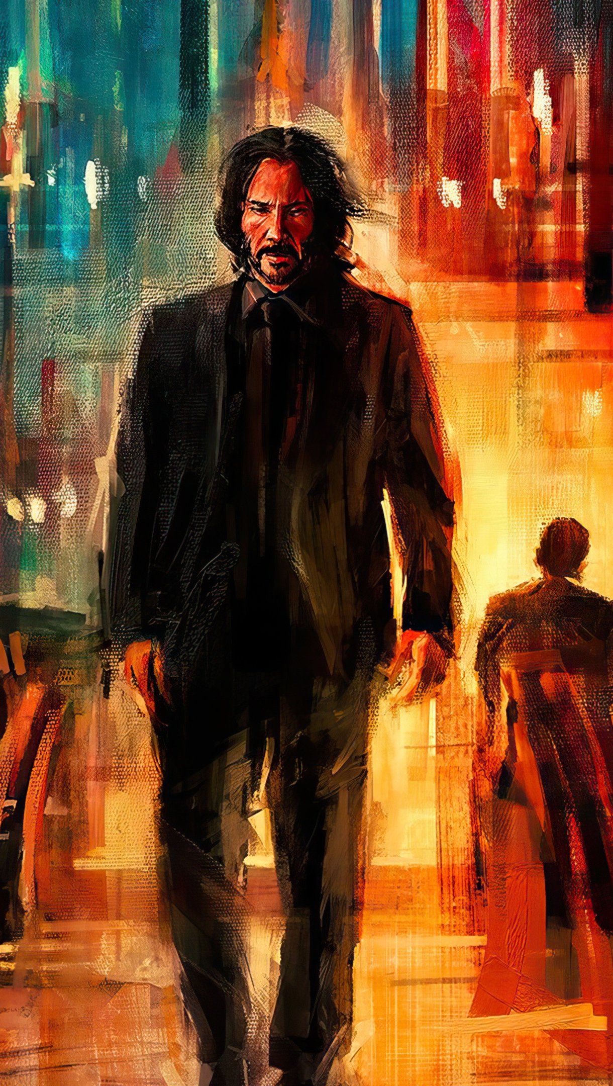1220x2160 John Wick 4 Church Poster Wallpaper 4K for iPhone and Mobile Phone