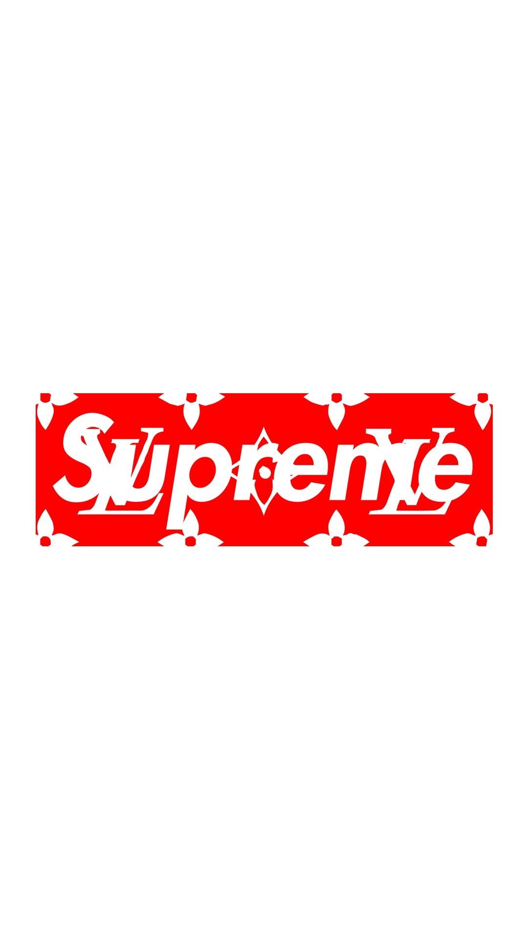1080x1920 Wallpaper Supreme Lv Red Supreme Sticker Louis Vuitton Store
