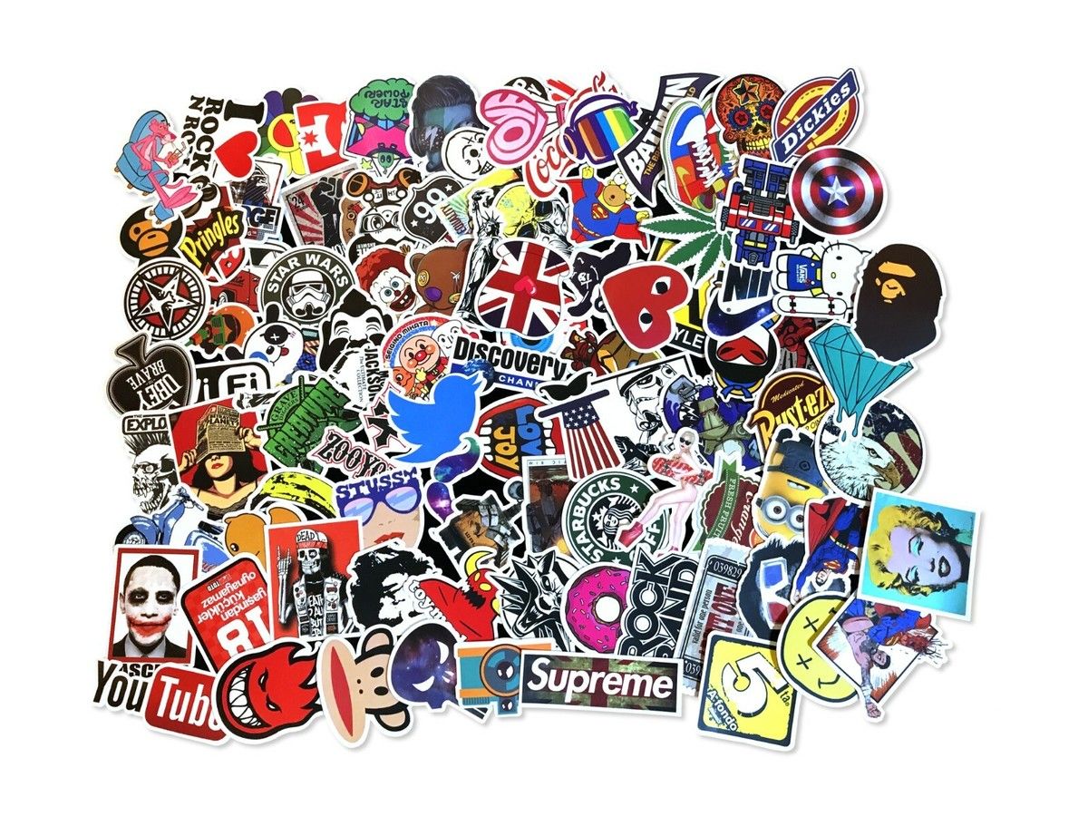 1200x900 Sticker Wallpaper Hypebeast Supreme Bape Stickers Dope Sticker Mix 300 Random Skateboard Stickers Lot Vinyl Decals
