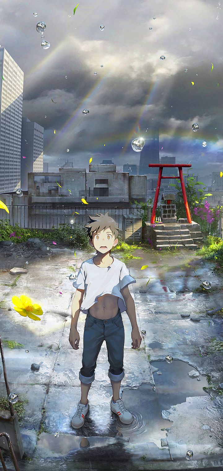 720x1520 Phone wallpaper: Anime, Hodaka Morishima 1371991