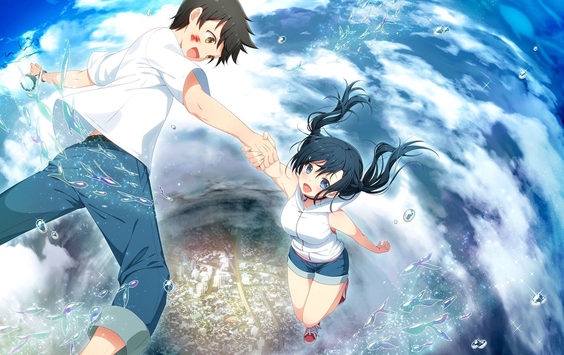 1920x1209 Hodaka & Hina: Weathering With You