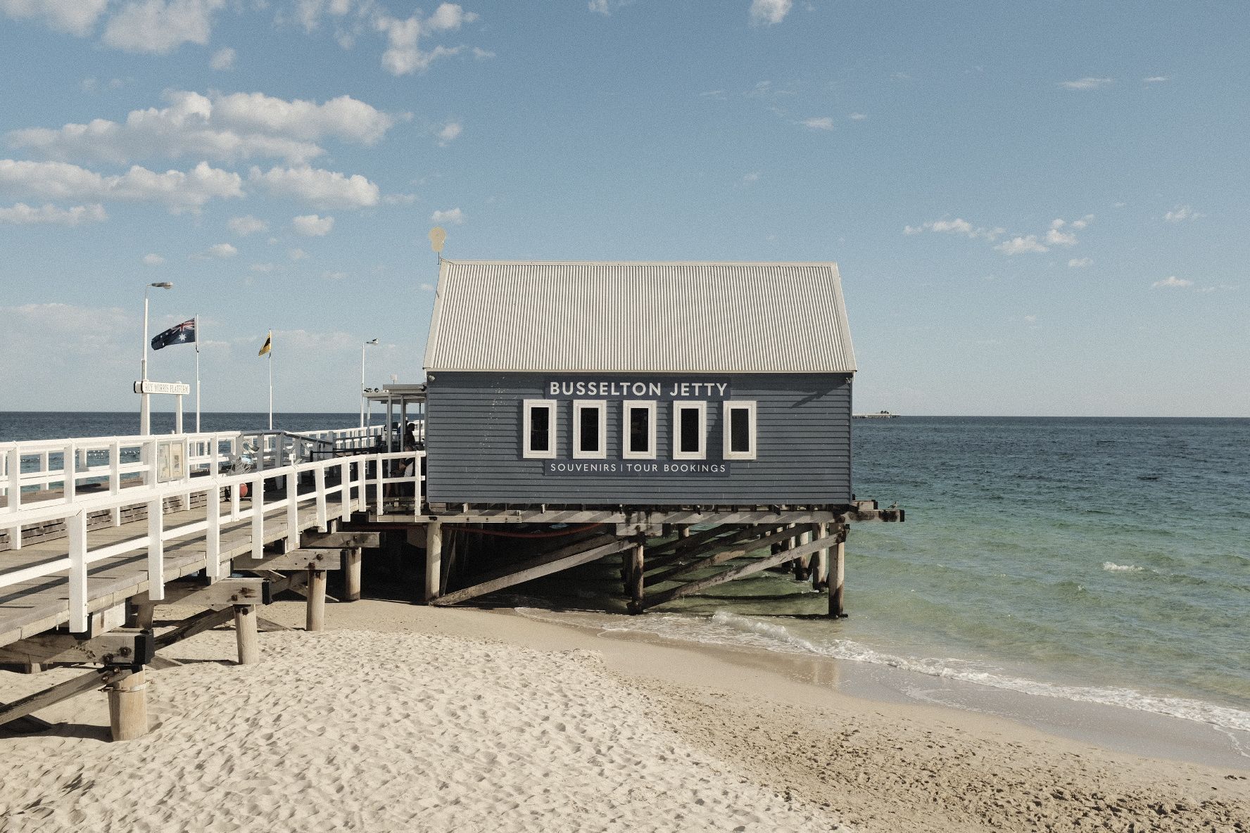 1776x1184 Busselton Jetty. Accidentally Wes Anderson